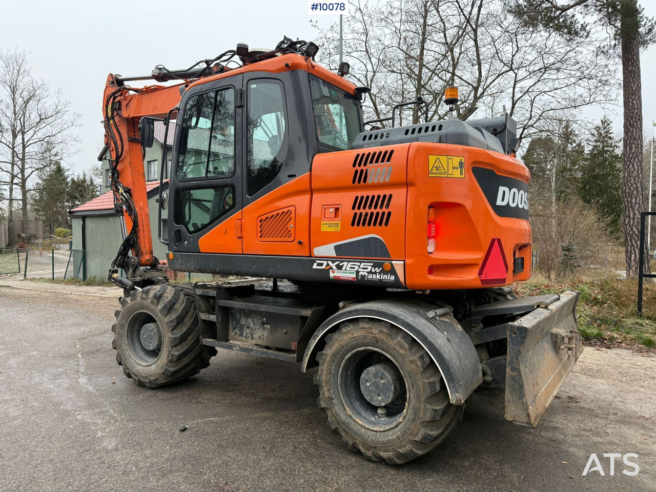Doosan DX165W-5 Wheeled excavator (VIDEO) - Mobiele graafmachine: afbeelding 3 Doosan DX165W-5 Wheeled excavator (VIDEO) - Mobiele graafmachine: afbeelding 3