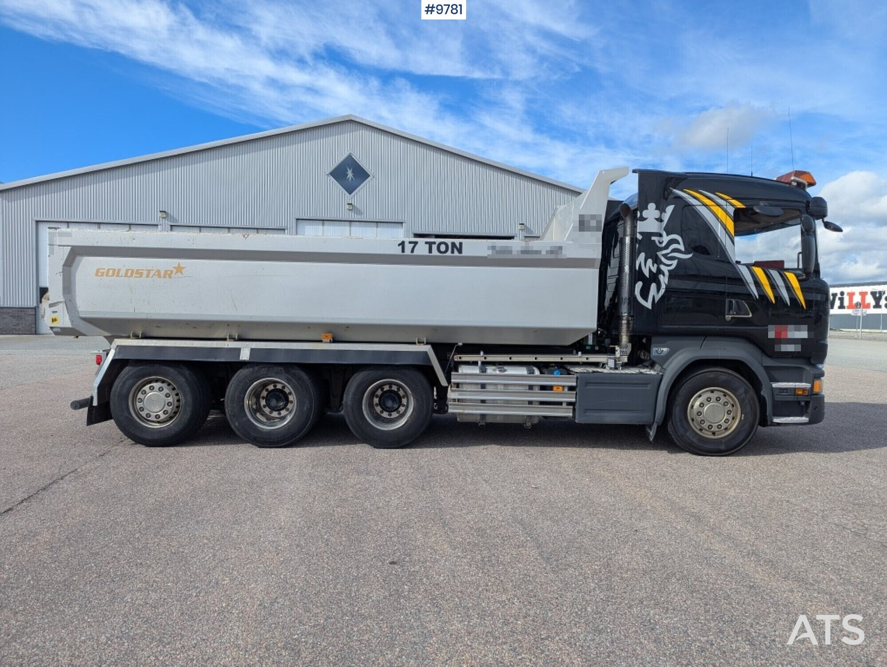 Kipper vrachtwagen Dump truck Scania R520 8X4: afbeelding 9