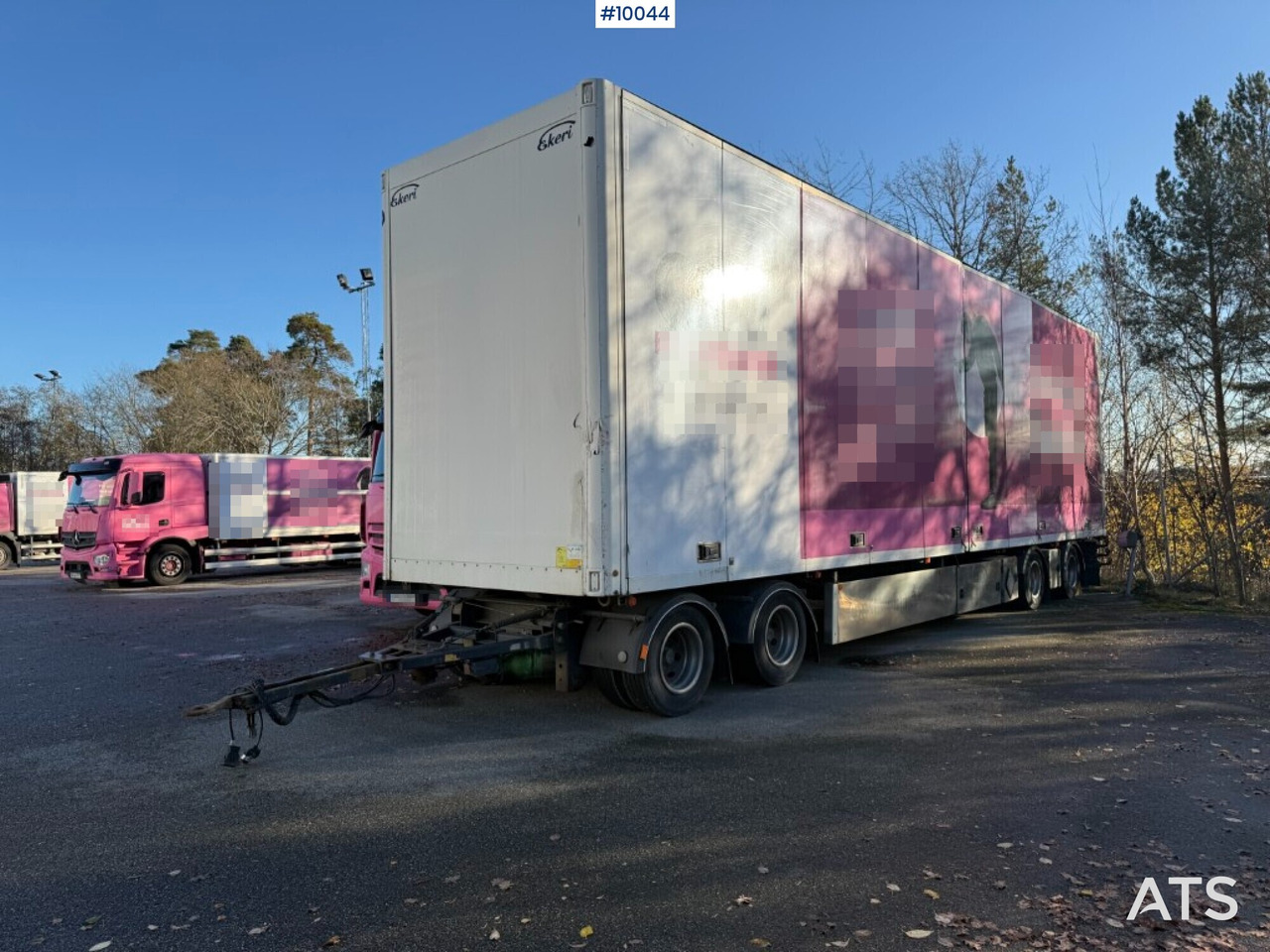 Ekeri S8-D cabinet trailer with opening side - Gesloten aanhangwagen: afbeelding 1 Ekeri S8-D cabinet trailer with opening side - Gesloten aanhangwagen: afbeelding 1