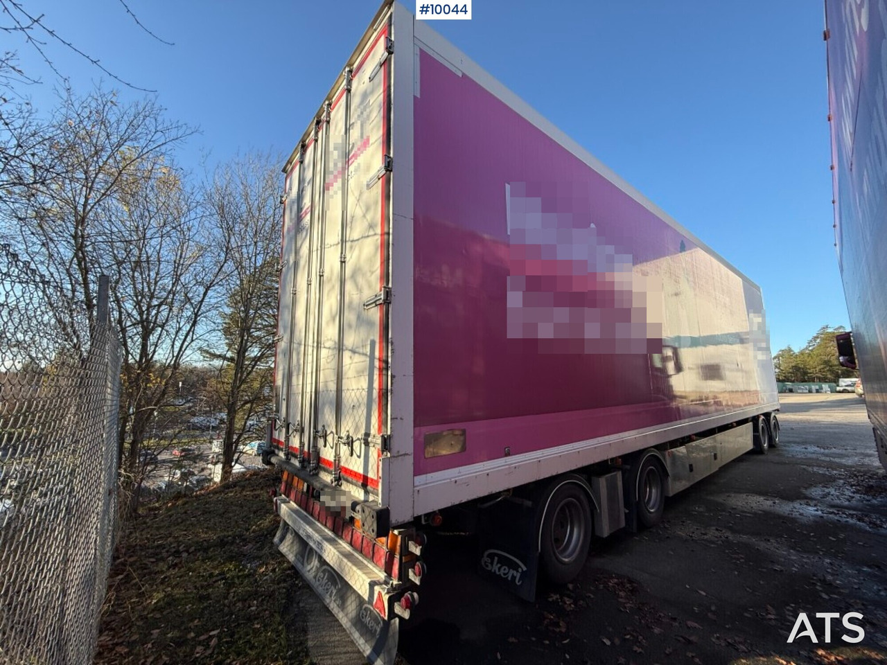 Ekeri S8-D cabinet trailer with opening side - Gesloten aanhangwagen: afbeelding 4 Ekeri S8-D cabinet trailer with opening side - Gesloten aanhangwagen: afbeelding 4