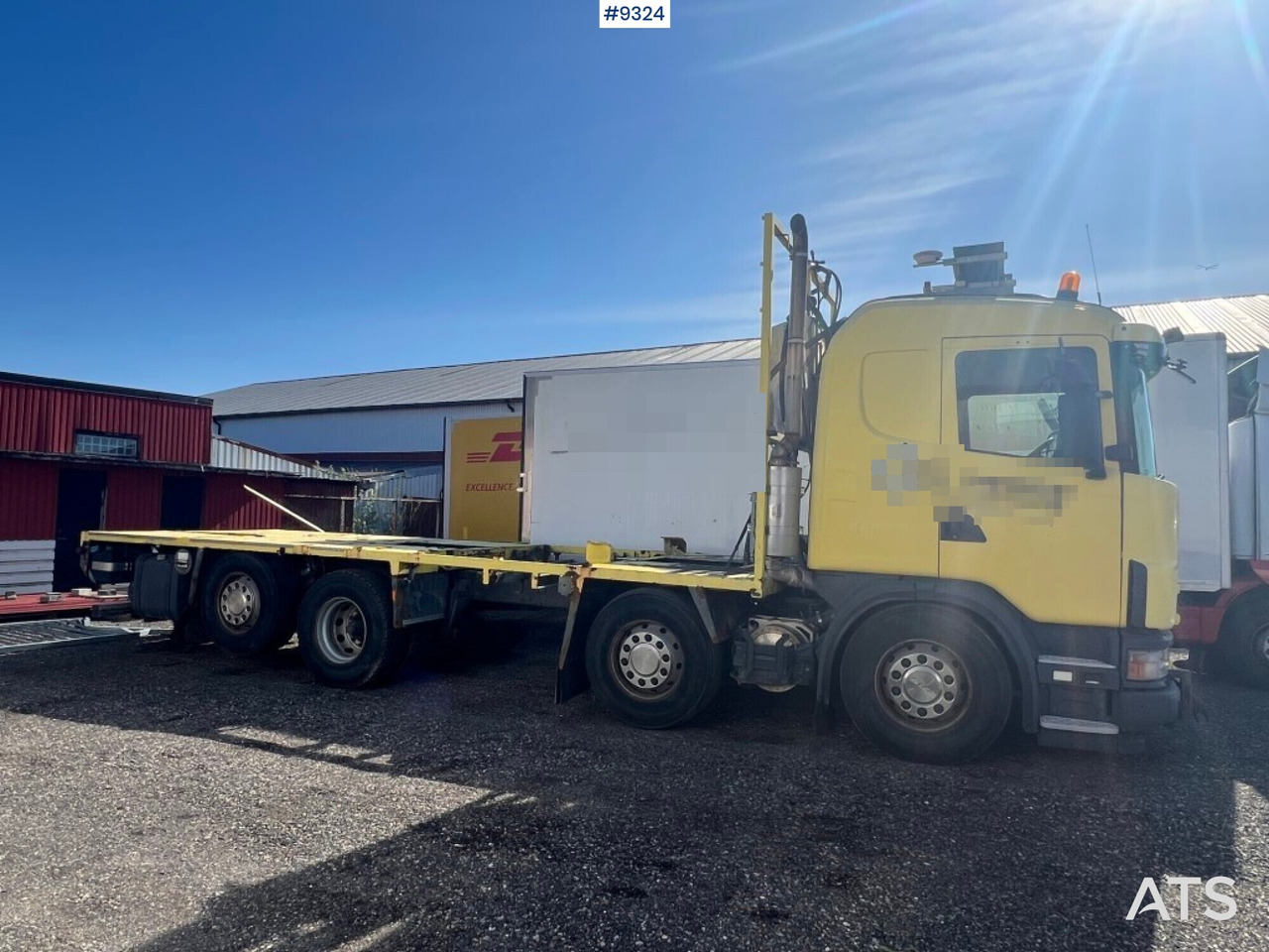 Flatbed truck Scania R124GB8X26NB420 - Vrachtwagen met open laadbak: afbeelding 5 Flatbed truck Scania R124GB8X26NB420 - Vrachtwagen met open laadbak: afbeelding 5