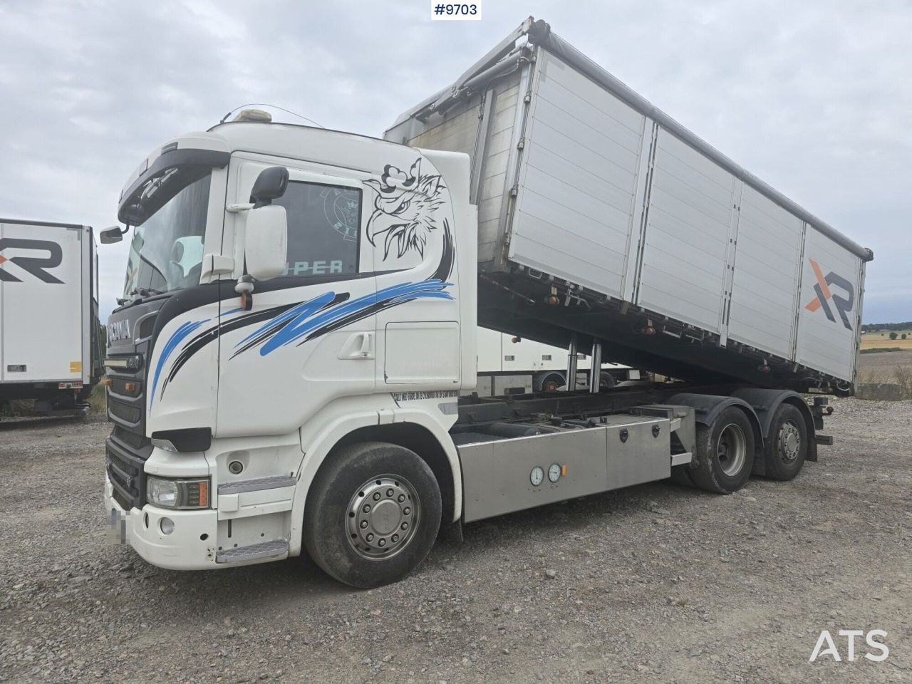 Grain truck Scania R580 (SEE VIDEO) - Kipper vrachtwagen: afbeelding 1 Grain truck Scania R580 (SEE VIDEO) - Kipper vrachtwagen: afbeelding 1