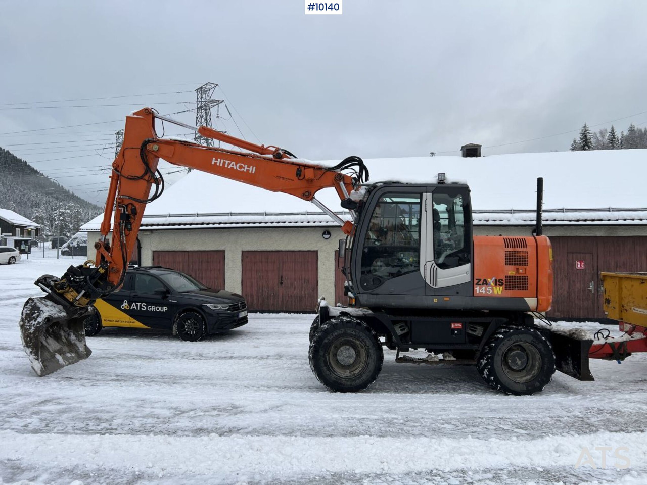 Hitachi ZX 145 W-3 Wheeled excavator with 2D Excavation system, rotor and planer bucket - Mobiele graafmachine: afbeelding 1 Hitachi ZX 145 W-3 Wheeled excavator with 2D Excavation system, rotor and planer bucket - Mobiele graafmachine: afbeelding 1