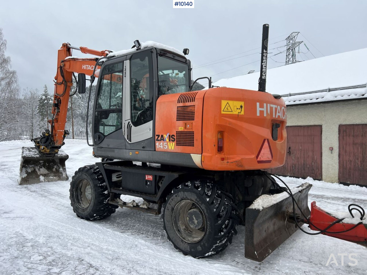 Hitachi ZX 145 W-3 Wheeled excavator with 2D Excavation system, rotor and planer bucket - Mobiele graafmachine: afbeelding 3 Hitachi ZX 145 W-3 Wheeled excavator with 2D Excavation system, rotor and planer bucket - Mobiele graafmachine: afbeelding 3