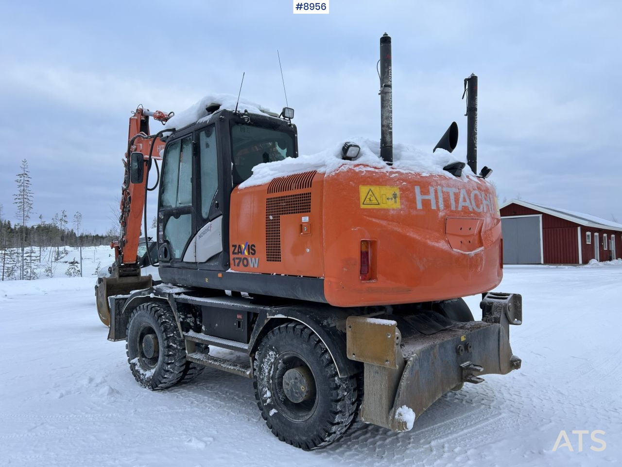 Hitachi ZX 170 W Wheeled excavator with tipper wagon and attachments - Mobiele graafmachine: afbeelding 4 Hitachi ZX 170 W Wheeled excavator with tipper wagon and attachments - Mobiele graafmachine: afbeelding 4
