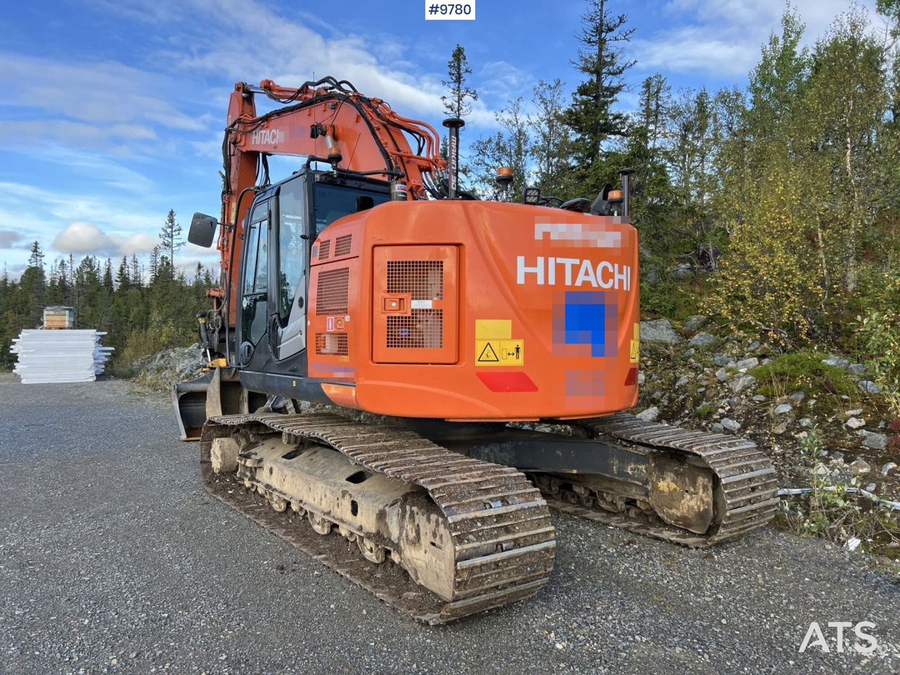 Rupsgraafmachine Hitachi ZX 225 US LC-L with excavation system and attachments: afbeelding 9