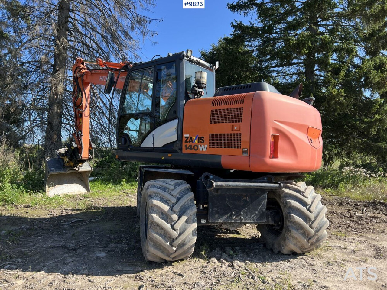 Hitachi ZX140 W-5B with rotor and planer bucket - Mobiele graafmachine: afbeelding 2 Hitachi ZX140 W-5B with rotor and planer bucket - Mobiele graafmachine: afbeelding 2
