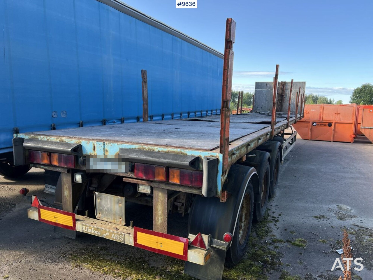 KILAFORS SVTPB3 129 trailer, Rep Objekt - Open bak met boorden oplegger: afbeelding 1 KILAFORS SVTPB3 129 trailer, Rep Objekt - Open bak met boorden oplegger: afbeelding 1