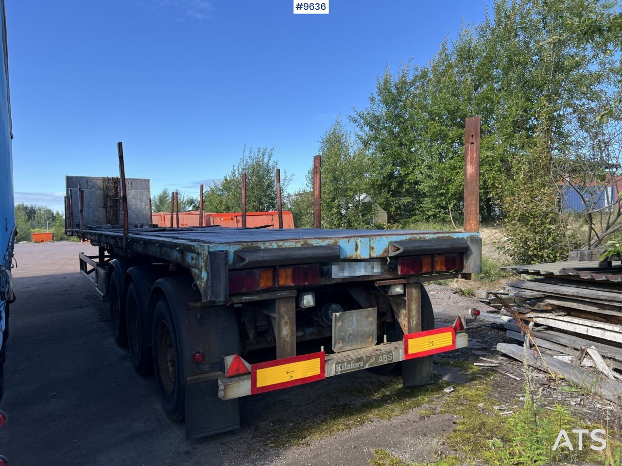 KILAFORS SVTPB3 129 trailer, Rep Objekt - Open bak met boorden oplegger: afbeelding 2 KILAFORS SVTPB3 129 trailer, Rep Objekt - Open bak met boorden oplegger: afbeelding 2