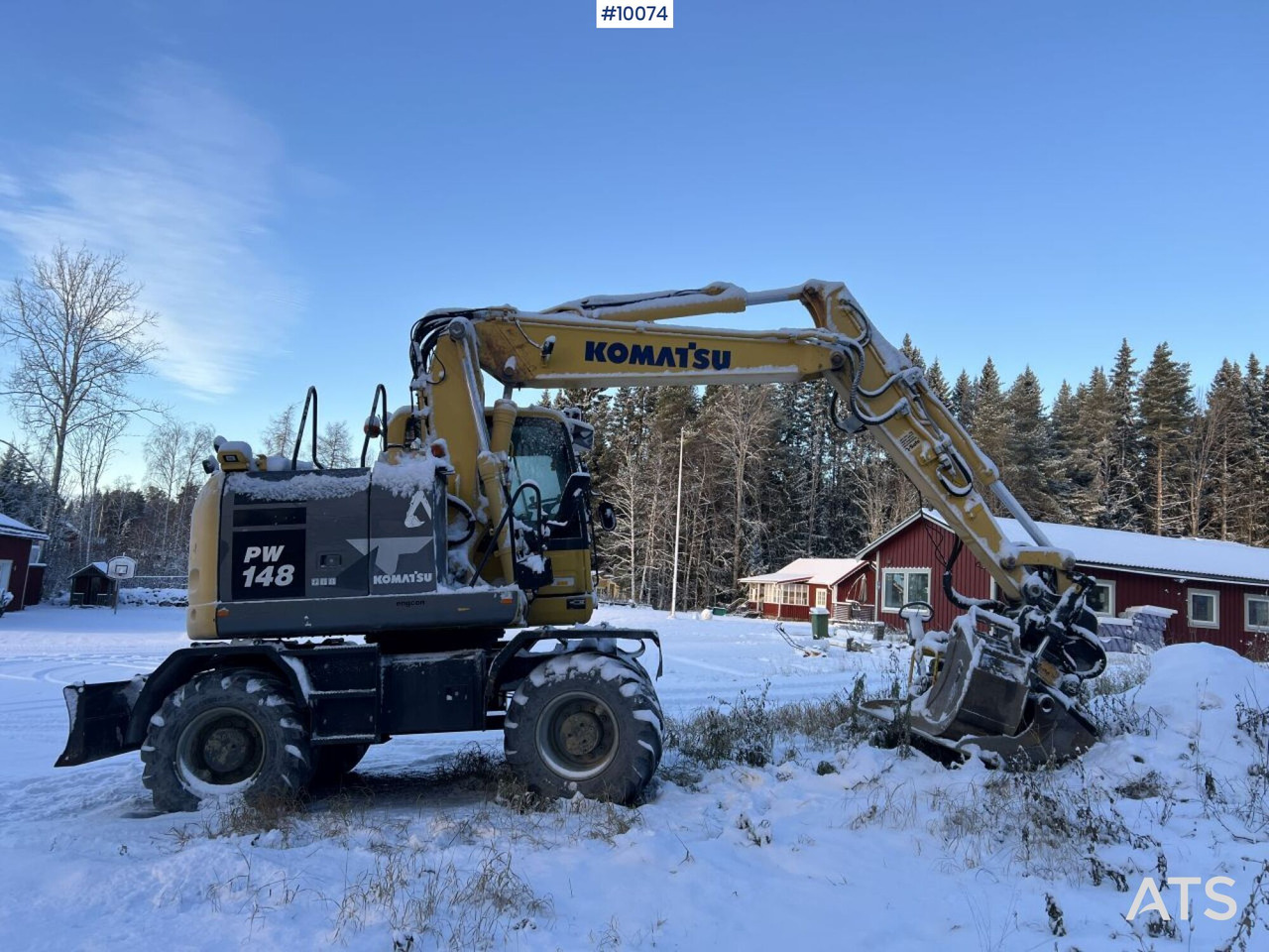 Komatsu PW148 Wheeled excavator with rotor and buckets - Mobiele graafmachine: afbeelding 2 Komatsu PW148 Wheeled excavator with rotor and buckets - Mobiele graafmachine: afbeelding 2