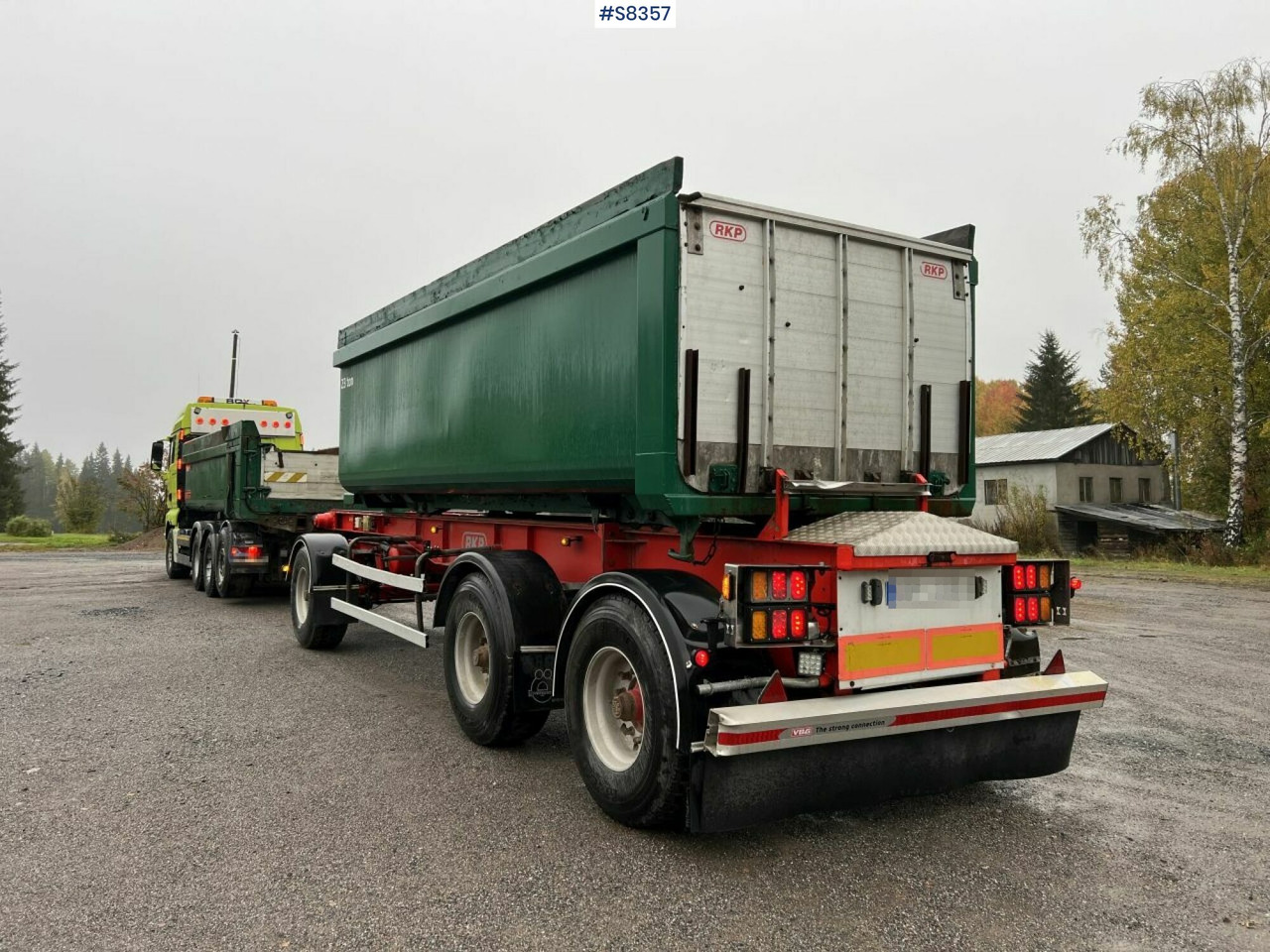 MAN TGF 35.540 med RKP 3-9.0 Vagn Gravel (Cassette) SEE VIDEO - Kipper vrachtwagen: afbeelding 4 MAN TGF 35.540 med RKP 3-9.0 Vagn Gravel (Cassette) SEE VIDEO - Kipper vrachtwagen: afbeelding 4