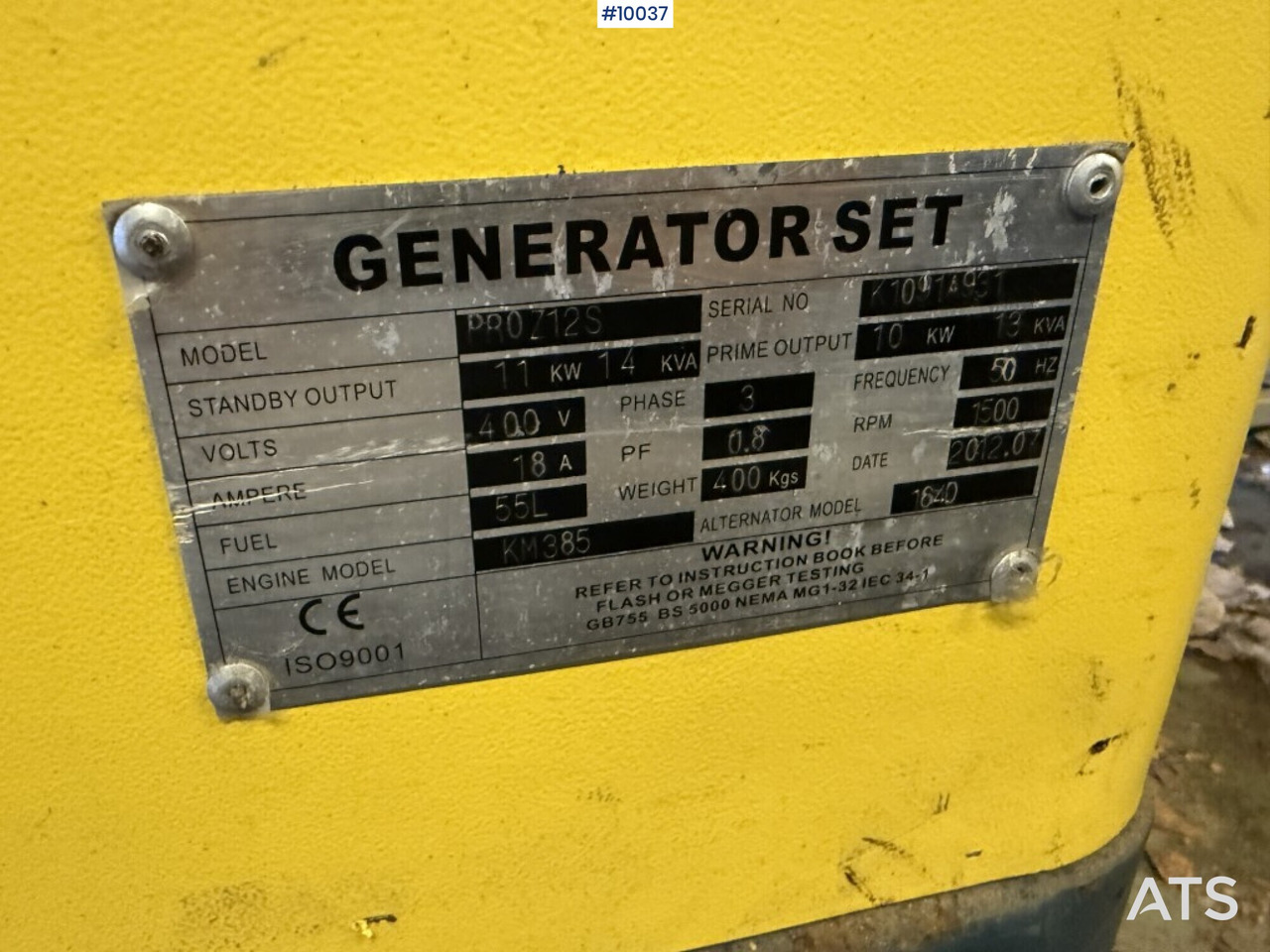 Power Plant Generator Set PRO Z12S - Industrie generator: afbeelding 4 Power Plant Generator Set PRO Z12S - Industrie generator: afbeelding 4