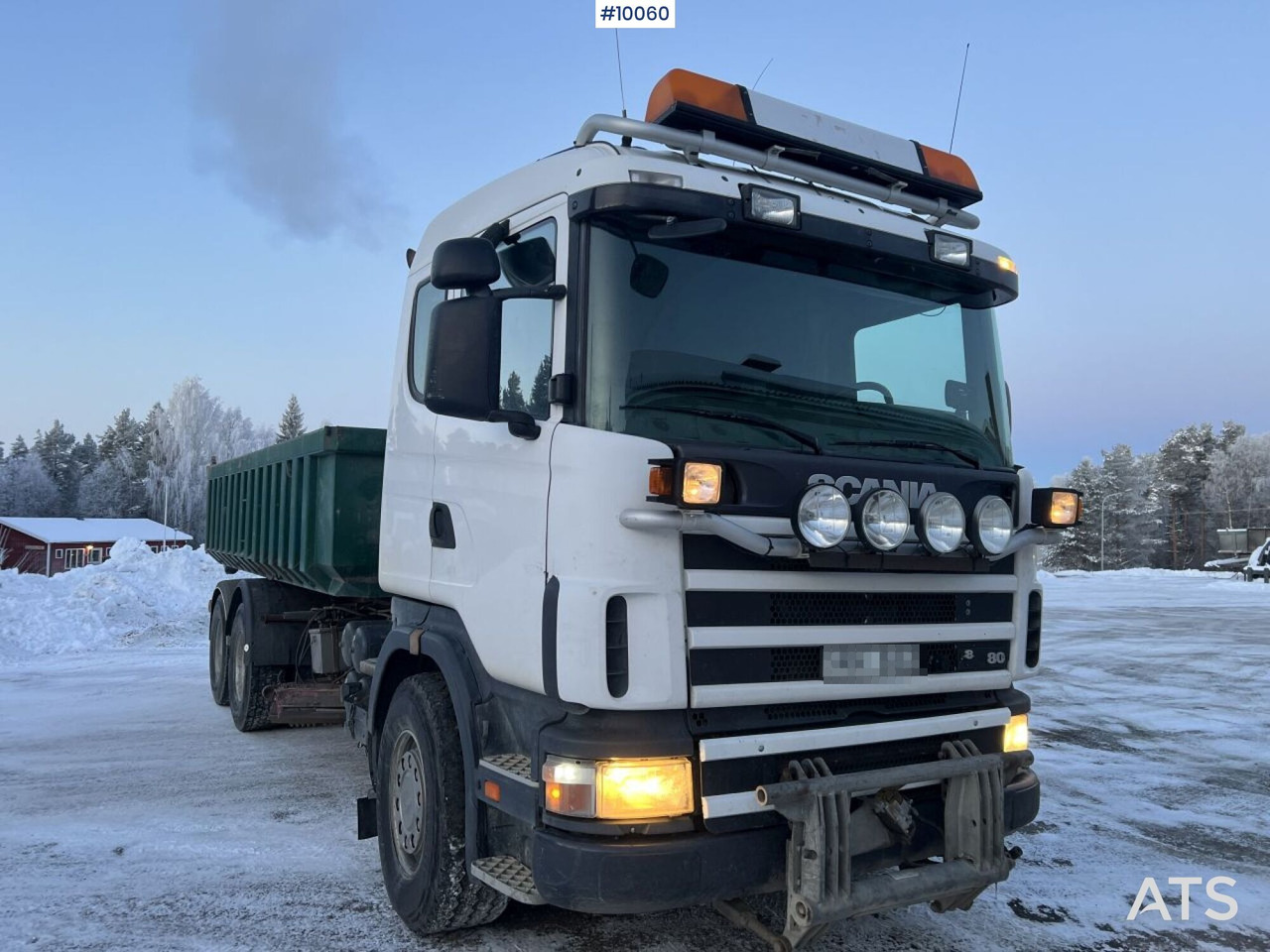 SCANIA R164 Tipper truck with plow equipment (VIDEO) - Kipper vrachtwagen: afbeelding 4 SCANIA R164 Tipper truck with plow equipment (VIDEO) - Kipper vrachtwagen: afbeelding 4
