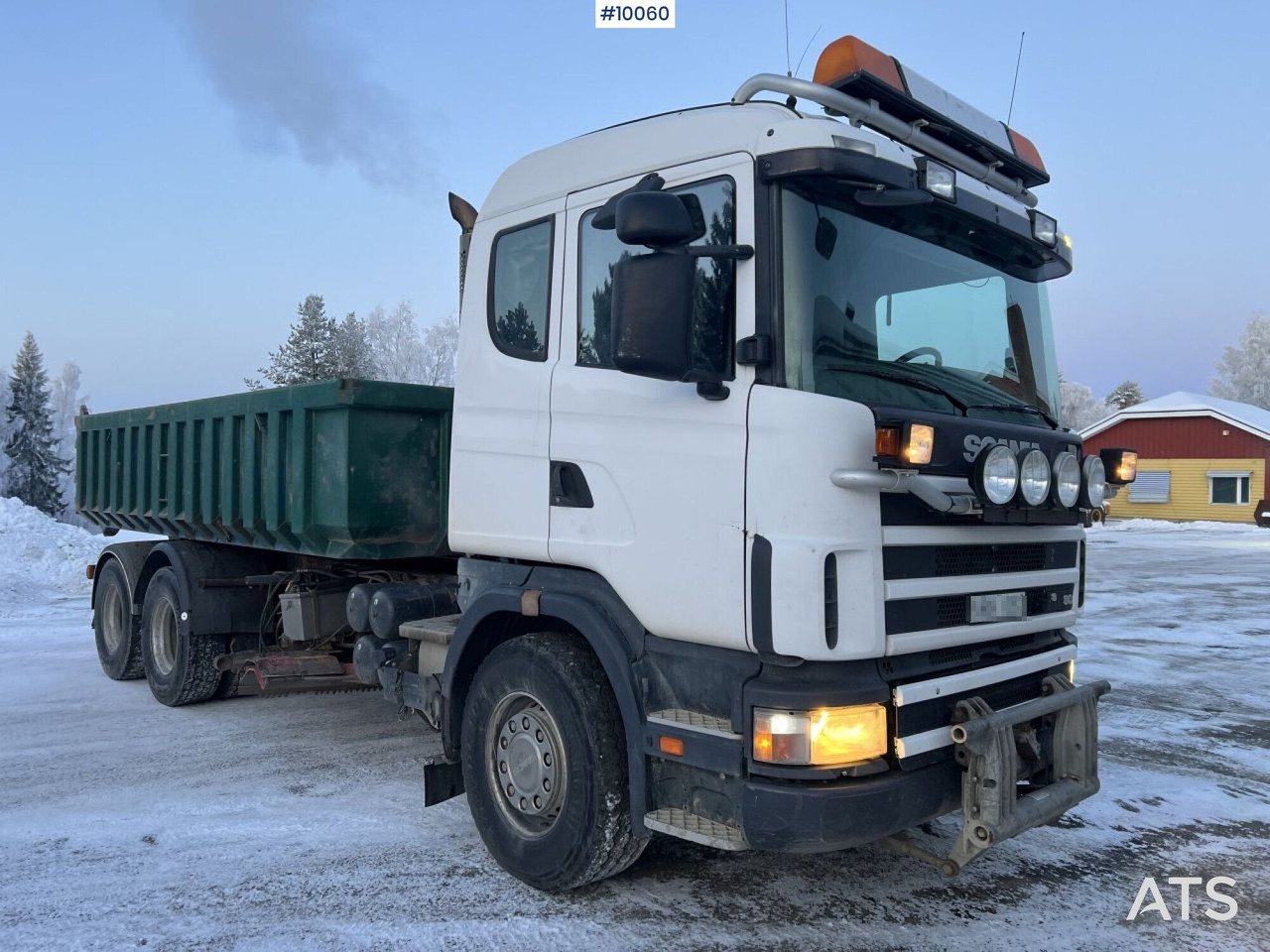 SCANIA R164 Tipper truck with plow equipment (VIDEO) - Kipper vrachtwagen: afbeelding 5 SCANIA R164 Tipper truck with plow equipment (VIDEO) - Kipper vrachtwagen: afbeelding 5