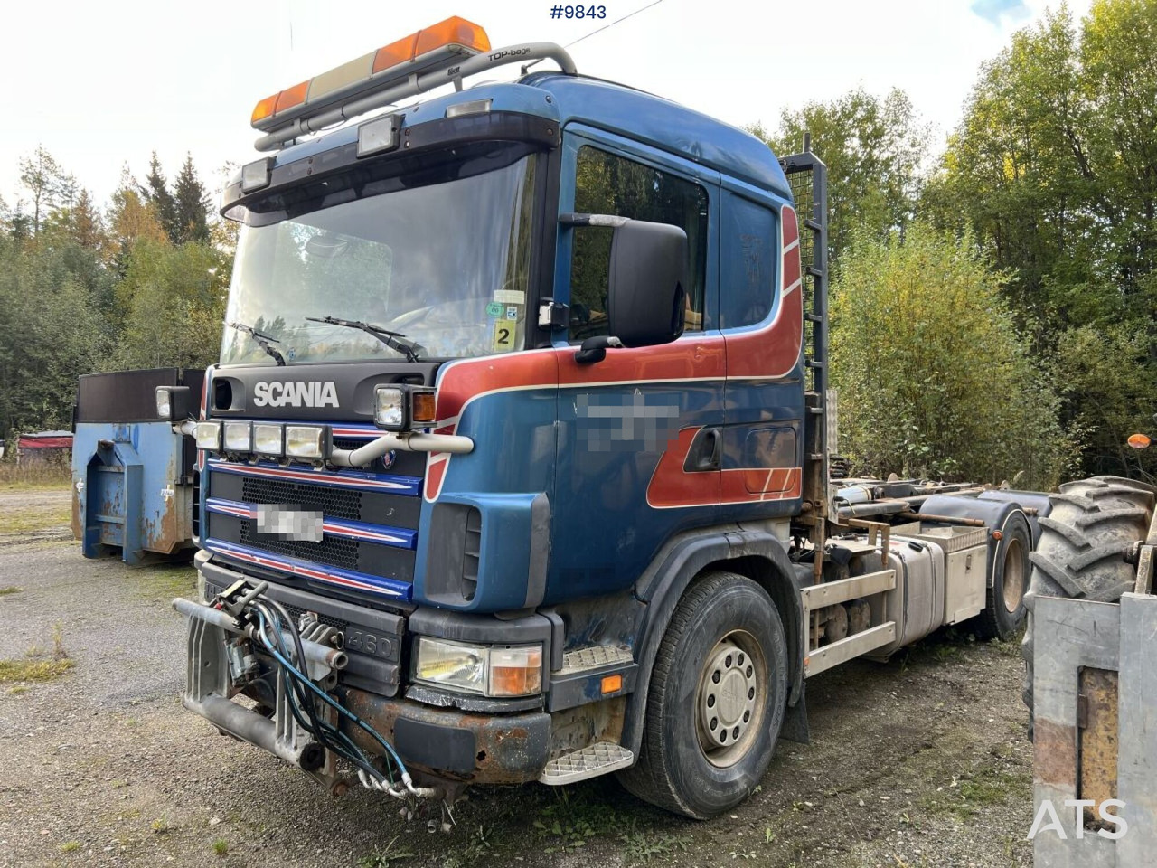 Scania R144 Hook Truck with plow equipment - Haakarmsysteem vrachtwagen: afbeelding 1 Scania R144 Hook Truck with plow equipment - Haakarmsysteem vrachtwagen: afbeelding 1