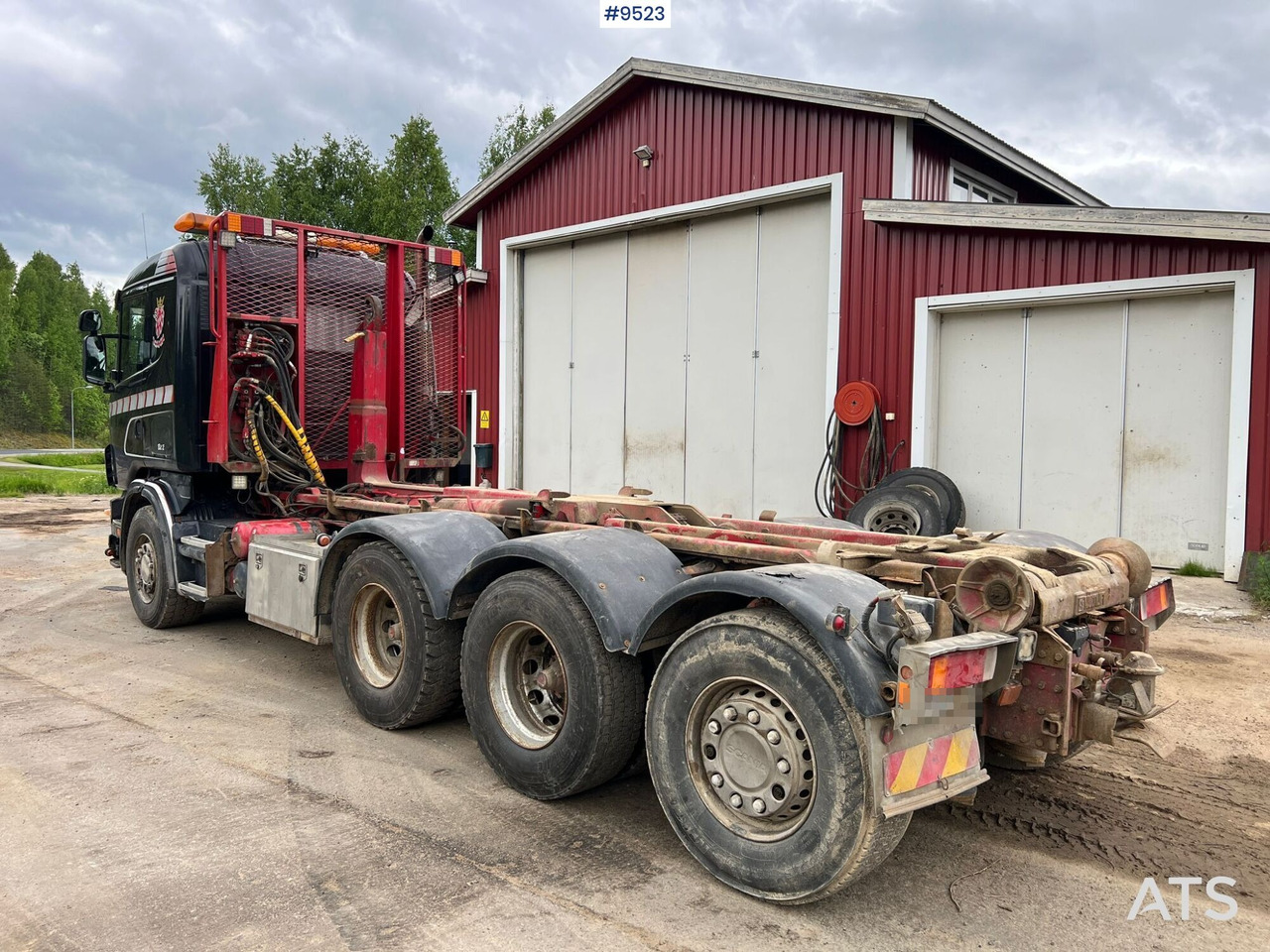 Scania R164 Tridem Hooklift - Haakarmsysteem vrachtwagen: afbeelding 3 Scania R164 Tridem Hooklift - Haakarmsysteem vrachtwagen: afbeelding 3