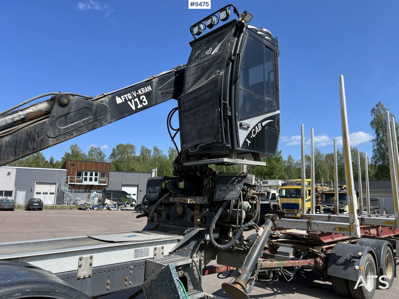 Scania R580 Timmerbil med kran och släp, Timmerekipage - Houttransport: afbeelding 5 Scania R580 Timmerbil med kran och släp, Timmerekipage - Houttransport: afbeelding 5