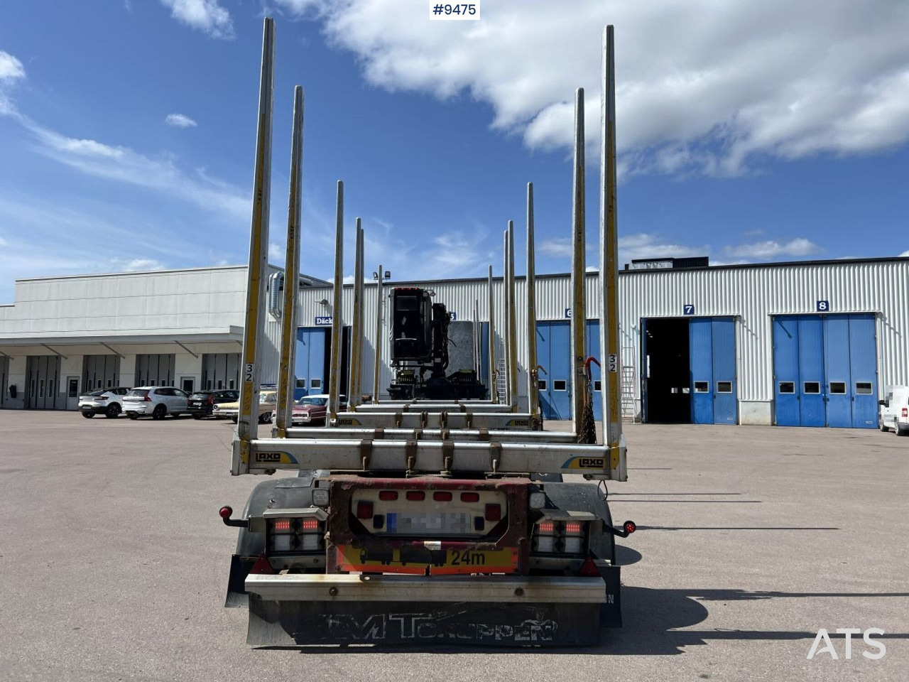 Scania R580 Timmerbil med kran och släp, Timmerekipage - Houttransport: afbeelding 3 Scania R580 Timmerbil med kran och släp, Timmerekipage - Houttransport: afbeelding 3