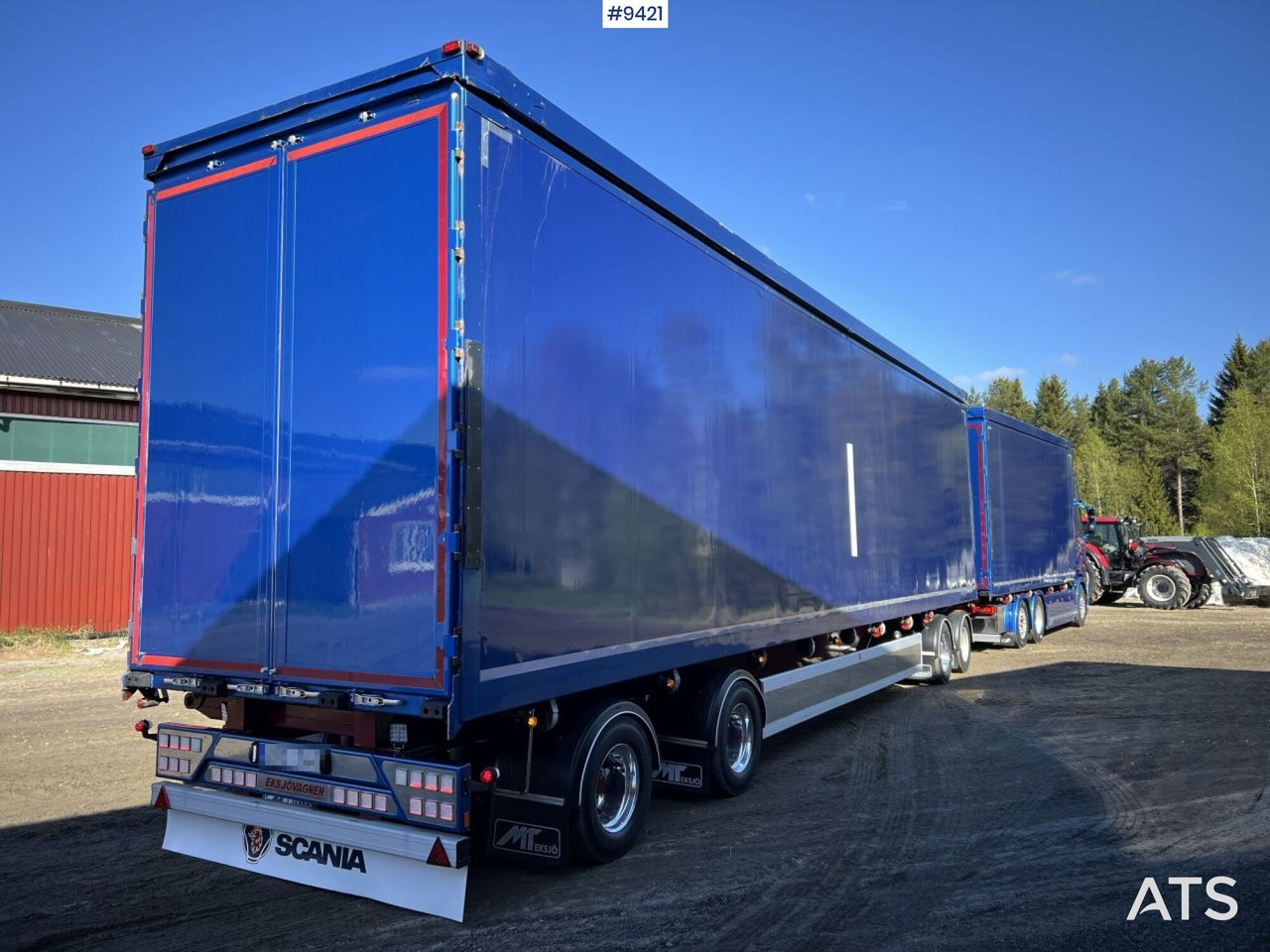 Scania S580 med Eksjövagnen FS 18-20 – Chip truck with trailer - Bakwagen: afbeelding 5 Scania S580 med Eksjövagnen FS 18-20 – Chip truck with trailer - Bakwagen: afbeelding 5