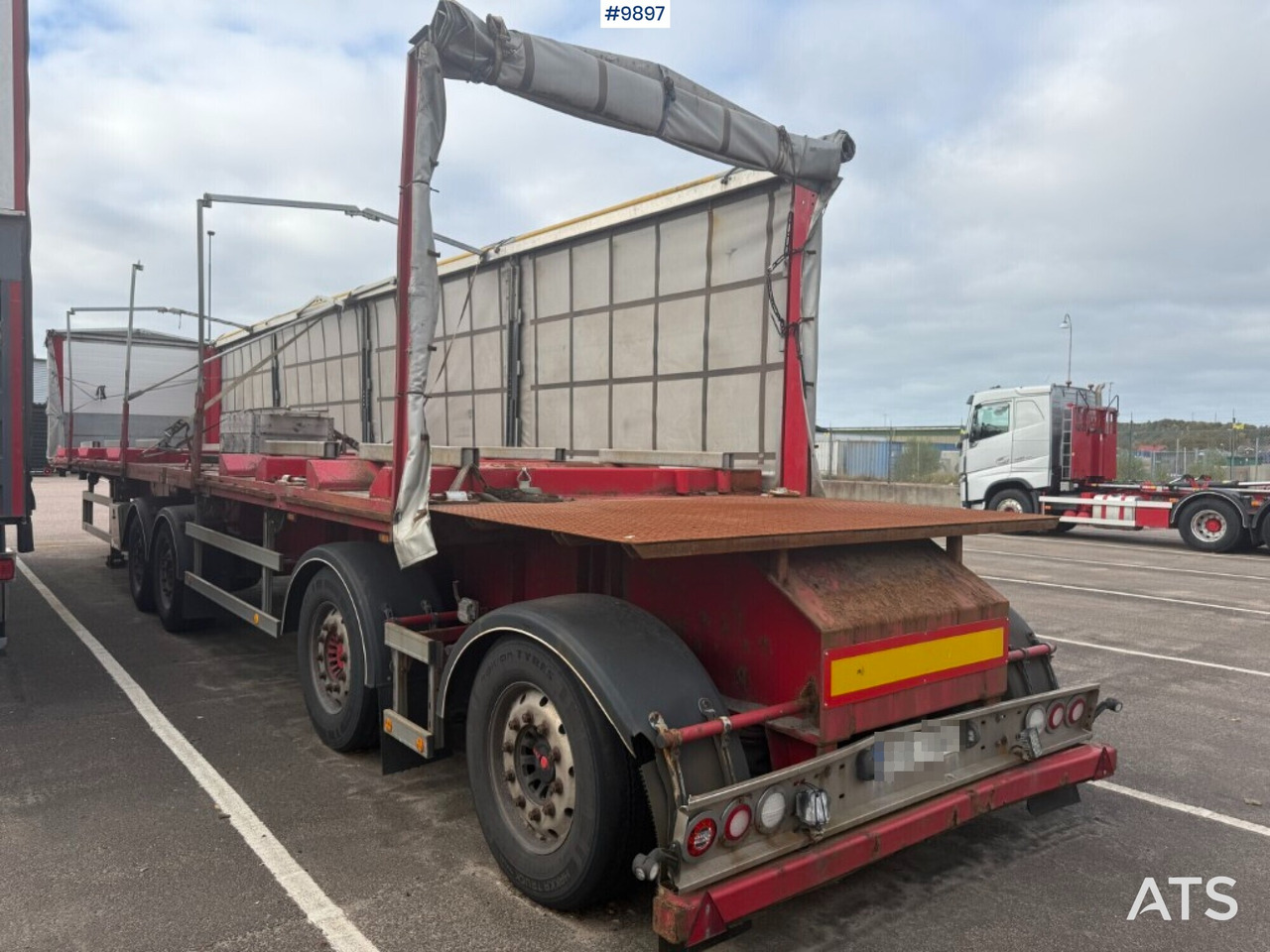 Specialtrailer HRD SPLB4N - Schuifzeiloplegger: afbeelding 3 Specialtrailer HRD SPLB4N - Schuifzeiloplegger: afbeelding 3