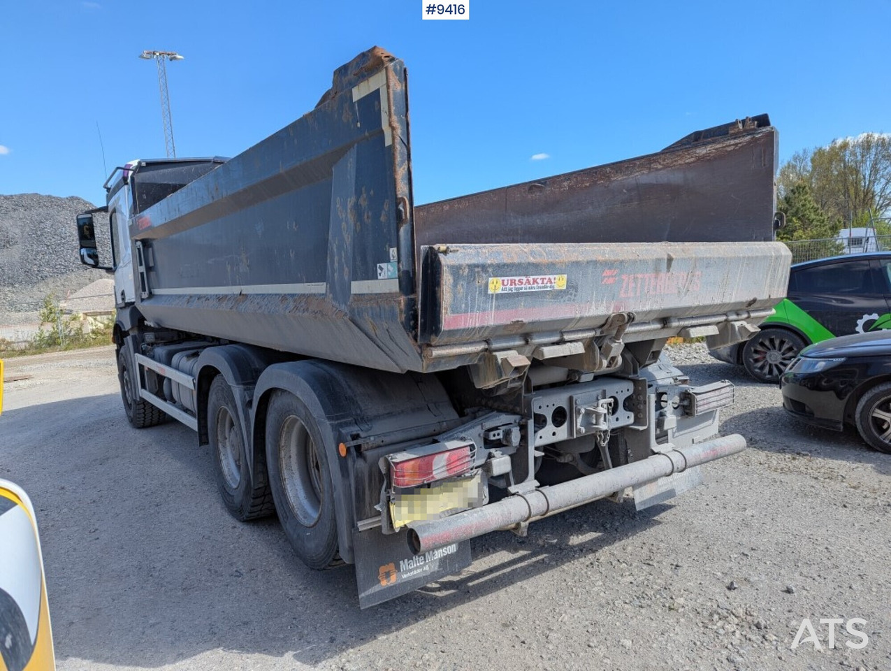 Tipper Truck Mercedes-Benz Arocs 6X2 - Kipper vrachtwagen: afbeelding 3 Tipper Truck Mercedes-Benz Arocs 6X2 - Kipper vrachtwagen: afbeelding 3