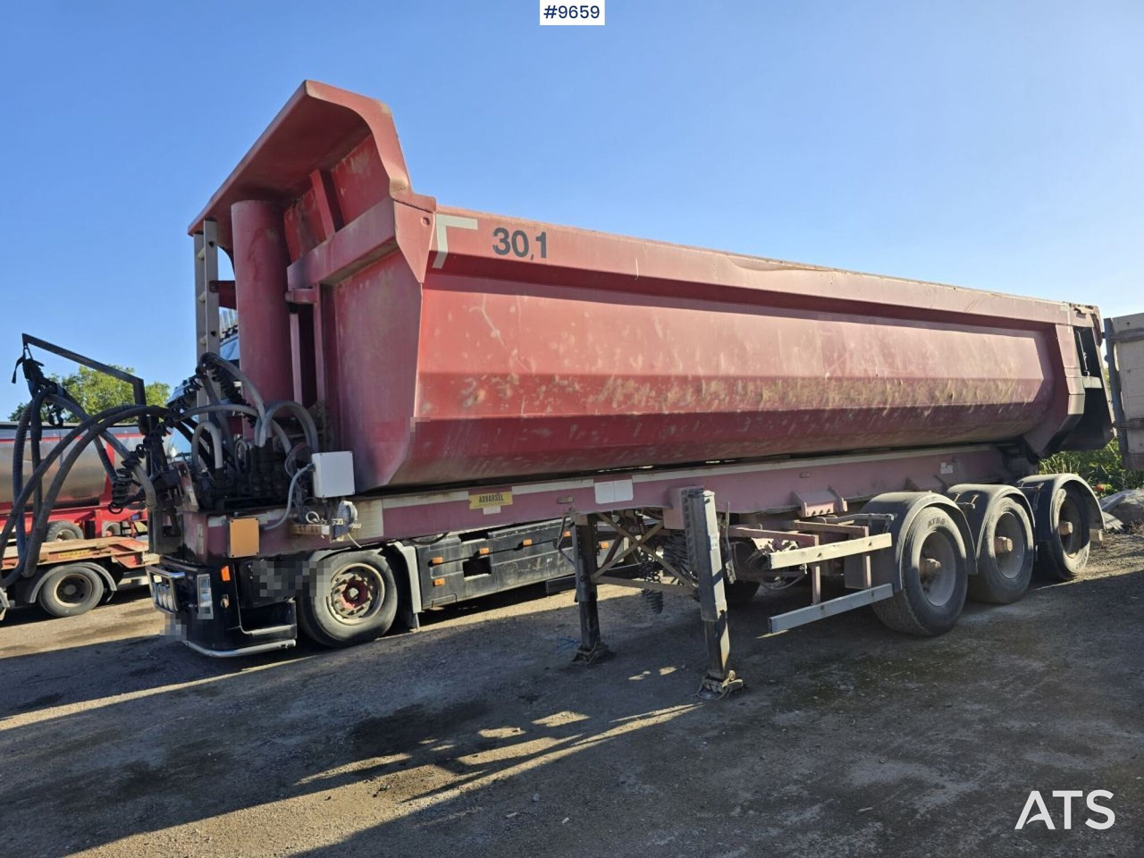 Tipper trailer Damm SE-42T - Kipper oplegger: afbeelding 1 Tipper trailer Damm SE-42T - Kipper oplegger: afbeelding 1