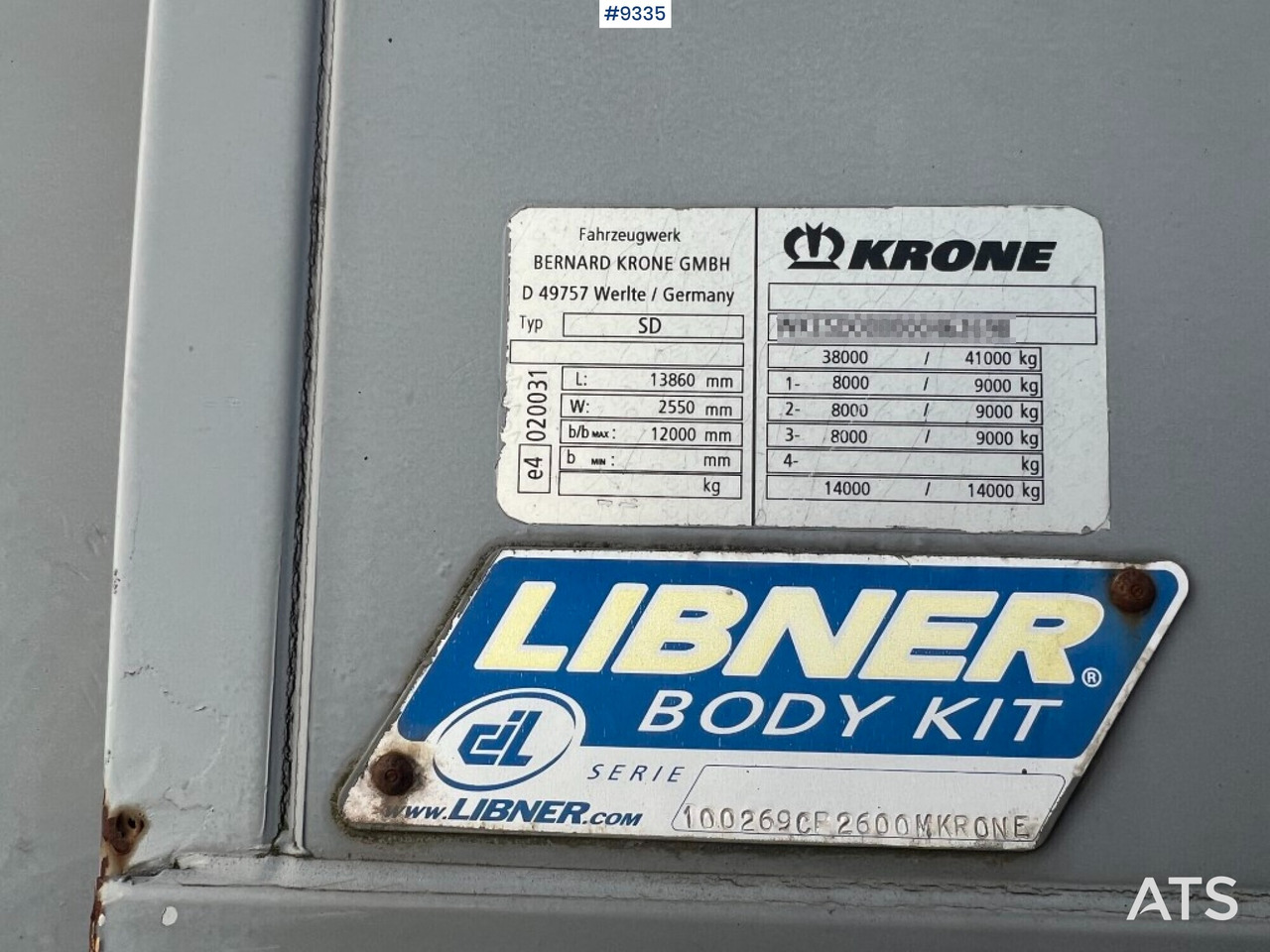 Trailer - KRONE - Open bak met boorden oplegger: afbeelding 5 Trailer - KRONE - Open bak met boorden oplegger: afbeelding 5