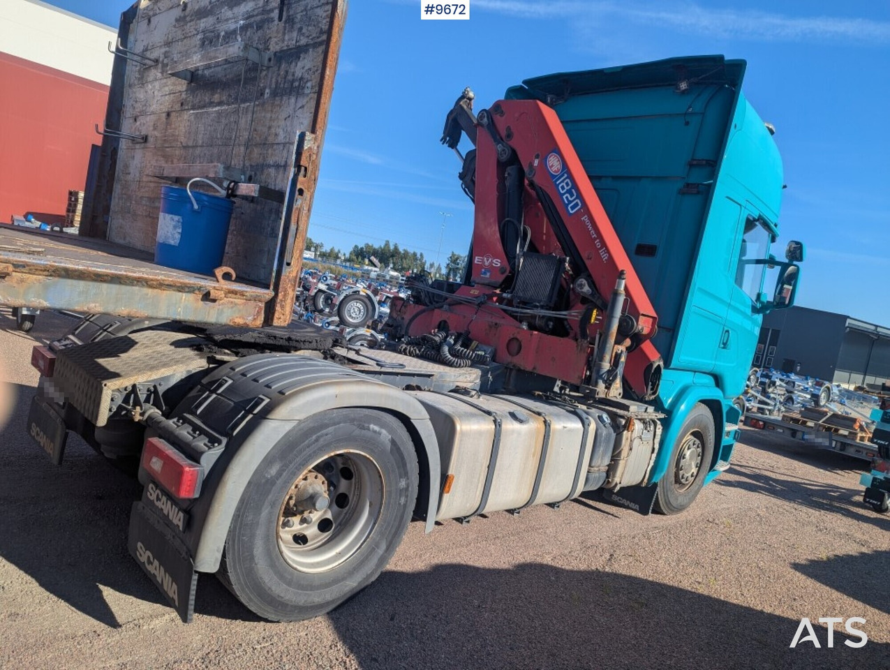 Tractor unit with crane Scania R410 4X2 - Trekker: afbeelding 4 Tractor unit with crane Scania R410 4X2 - Trekker: afbeelding 4