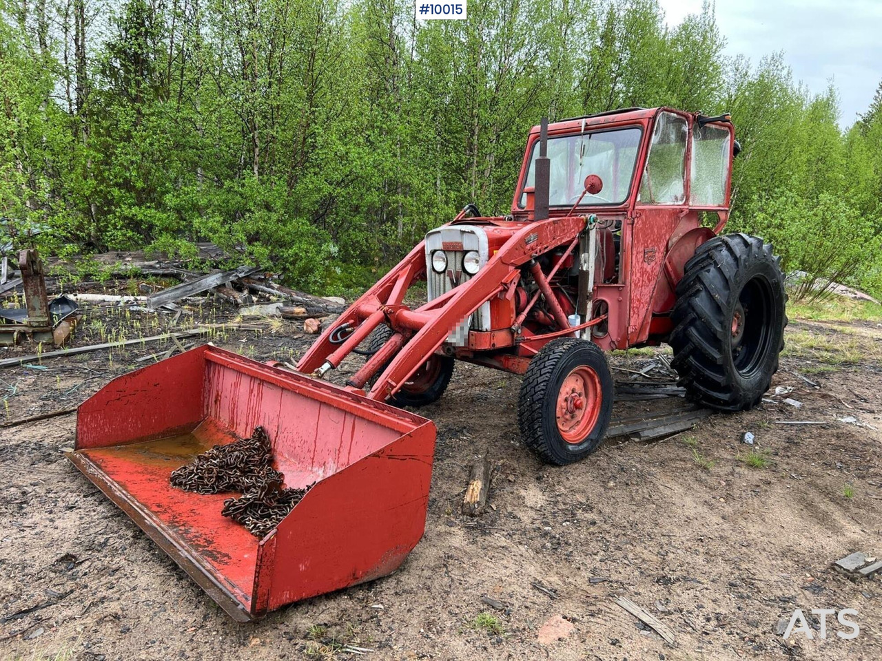 VALMET 565 Tractor with bucket (VIDEO) - Tractor: afbeelding 1 VALMET 565 Tractor with bucket (VIDEO) - Tractor: afbeelding 1
