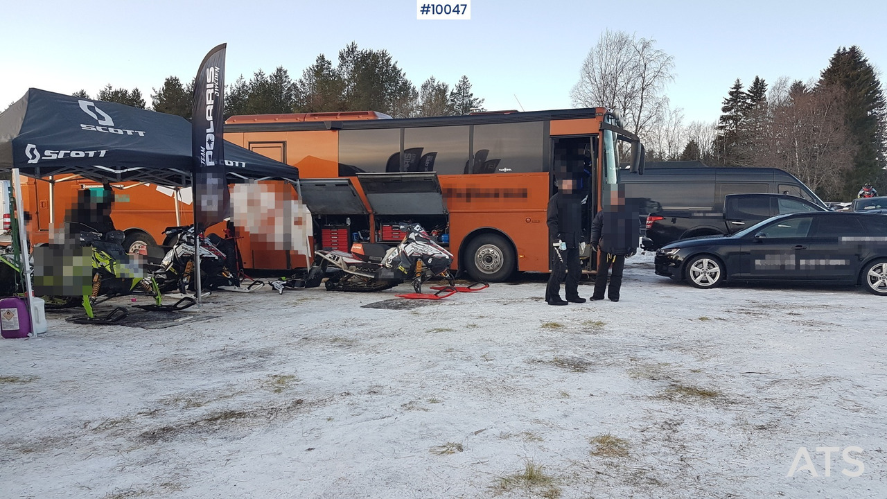 VOLVO B10M-70B Motorhome / Snowmobile bus with rear lift - Buscamper: afbeelding 2 VOLVO B10M-70B Motorhome / Snowmobile bus with rear lift - Buscamper: afbeelding 2