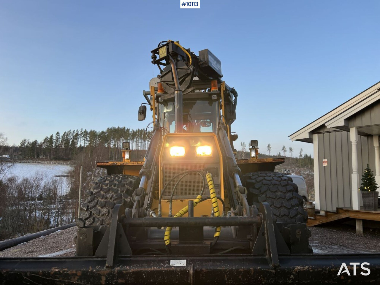 Graaflaadmachine Volvo BM EL70C Line-equipped backhoe loader (VIDEO): afbeelding 8