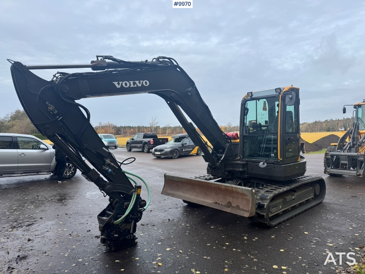 Volvo ECR88D crawler excavator with rotor tilt, 3 buckets, and ripper. 910 hours! - Rupsgraafmachine: afbeelding 2 Volvo ECR88D crawler excavator with rotor tilt, 3 buckets, and ripper. 910 hours! - Rupsgraafmachine: afbeelding 2