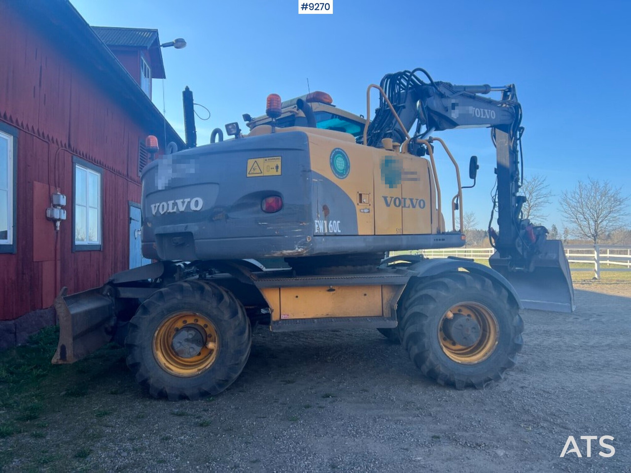 Volvo EW 160 C wheeled excavator (VIDEO) - Mobiele graafmachine: afbeelding 2 Volvo EW 160 C wheeled excavator (VIDEO) - Mobiele graafmachine: afbeelding 2