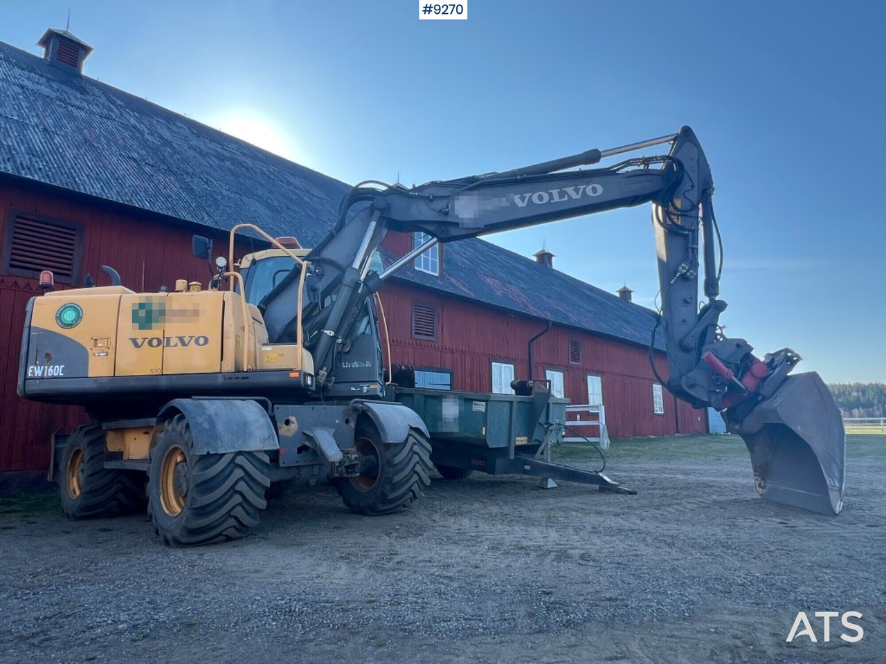 Volvo EW 160 C wheeled excavator (VIDEO) - Mobiele graafmachine: afbeelding 1 Volvo EW 160 C wheeled excavator (VIDEO) - Mobiele graafmachine: afbeelding 1