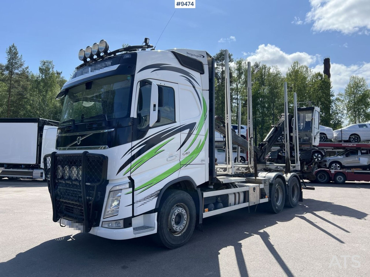 Volvo FH13 Logging truck with Loglift 105S crane - Houttransport, Kraanwagen: afbeelding 2 Volvo FH13 Logging truck with Loglift 105S crane - Houttransport, Kraanwagen: afbeelding 2