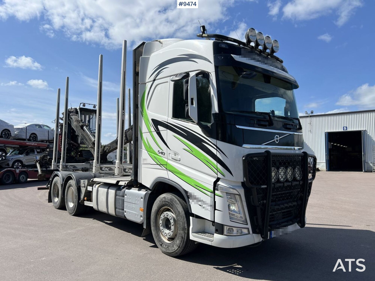 Volvo FH13 Logging truck with Loglift 105S crane - Houttransport, Kraanwagen: afbeelding 1 Volvo FH13 Logging truck with Loglift 105S crane - Houttransport, Kraanwagen: afbeelding 1