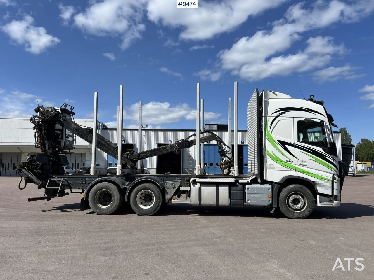 Volvo FH13 Logging truck with Loglift 105S crane - Houttransport, Kraanwagen: afbeelding 4 Volvo FH13 Logging truck with Loglift 105S crane - Houttransport, Kraanwagen: afbeelding 4