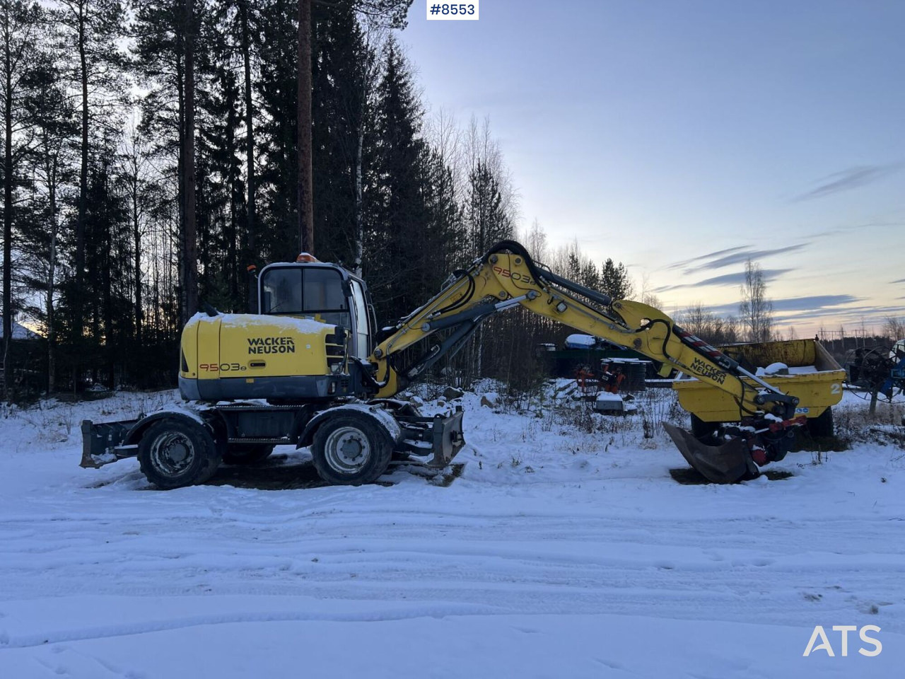 Wacker Neuson 9503 Wheeled excavator, wagon and gears - Mobiele graafmachine: afbeelding 4 Wacker Neuson 9503 Wheeled excavator, wagon and gears - Mobiele graafmachine: afbeelding 4