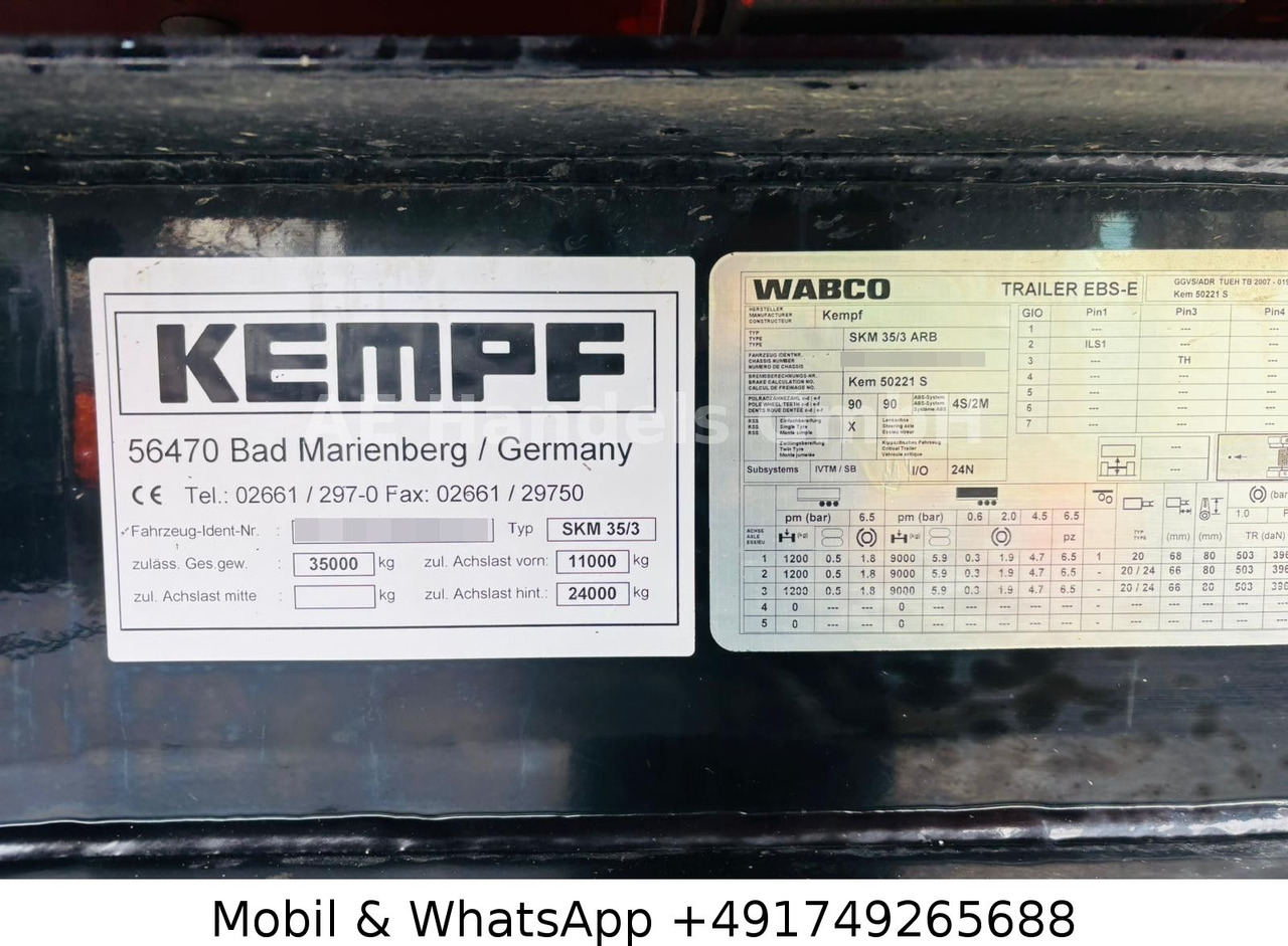Leasing  Kempf SKM 35/3 Aluminium *31m³/1xSchieber/1.Lift/Alcoa Kempf SKM 35/3 Aluminium *31m³/1xSchieber/1.Lift/Alcoa: afbeelding 12