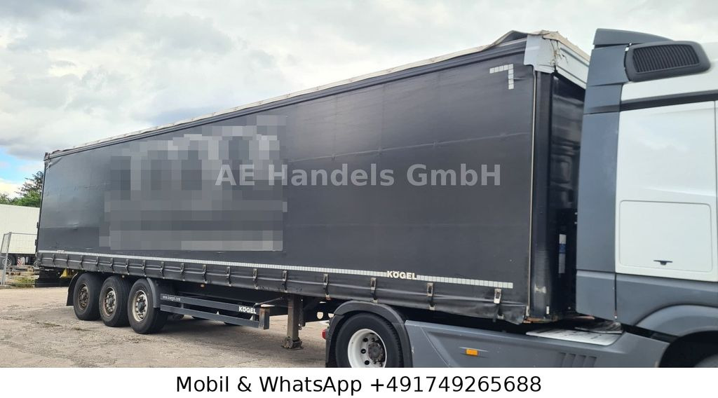 Kögel SN 24 *Edscha/Tautliner/1.Liftachse/Wabco/BPW - Schuifzeiloplegger: afbeelding 1 Kögel SN 24 *Edscha/Tautliner/1.Liftachse/Wabco/BPW - Schuifzeiloplegger: afbeelding 1