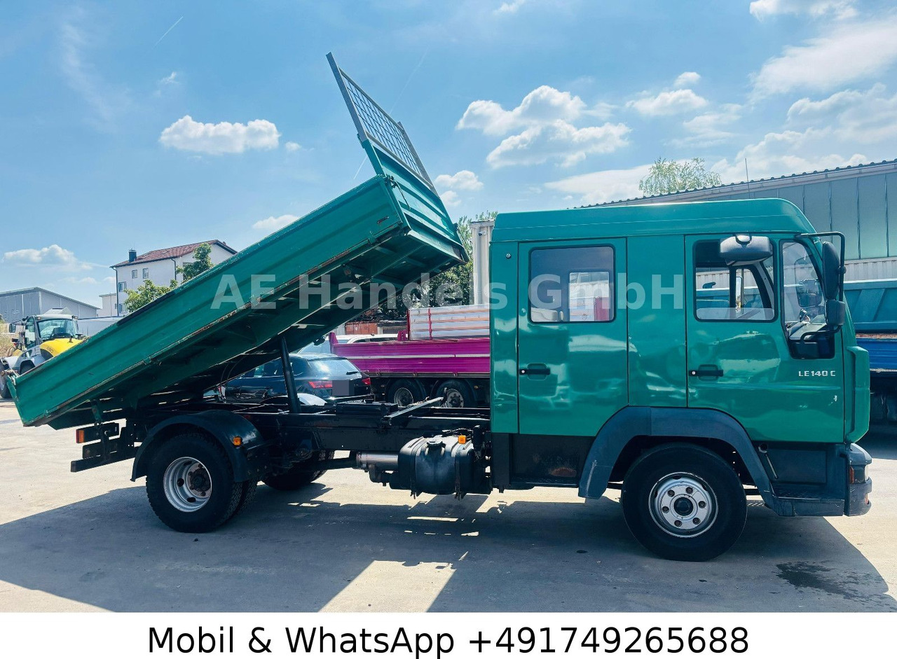 MAN LE140C Doka BB 3-Seiten *Manual/Analog/4m³/AHK - Kipper bestelwagen, Bestelwagen met dubbele cabine: afbeelding 2 MAN LE140C Doka BB 3-Seiten *Manual/Analog/4m³/AHK - Kipper bestelwagen, Bestelwagen met dubbele cabine: afbeelding 2