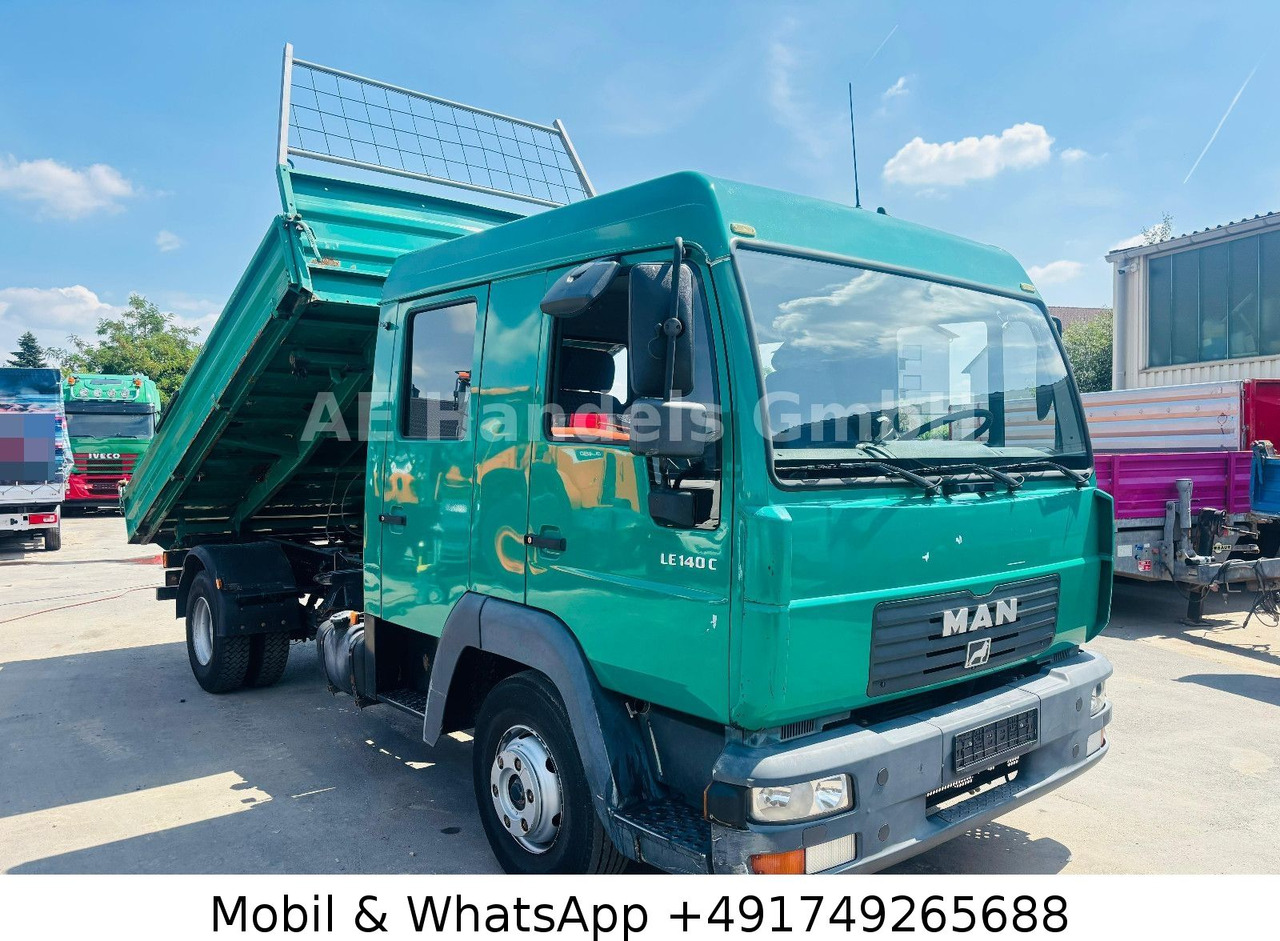 MAN LE140C Doka BB 3-Seiten *Manual/Analog/4m³/AHK - Kipper bestelwagen, Bestelwagen met dubbele cabine: afbeelding 1 MAN LE140C Doka BB 3-Seiten *Manual/Analog/4m³/AHK - Kipper bestelwagen, Bestelwagen met dubbele cabine: afbeelding 1
