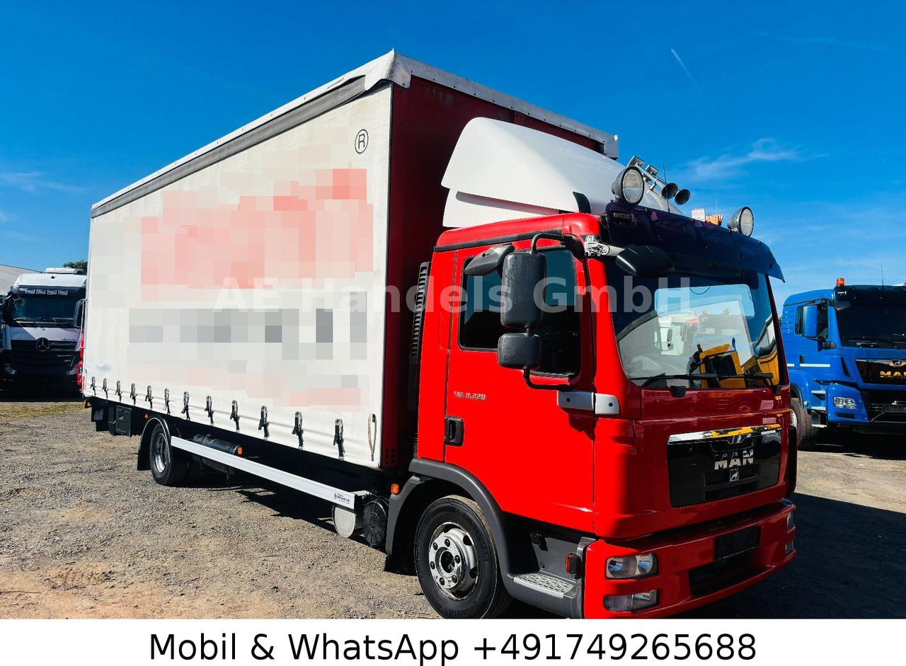 MAN TGL 8.220 C BL P+P 4x2*LBW/Tautliner/AHK/AirPipe - Schuifzeilen bestelwagen: afbeelding 1 MAN TGL 8.220 C BL P+P 4x2*LBW/Tautliner/AHK/AirPipe - Schuifzeilen bestelwagen: afbeelding 1
