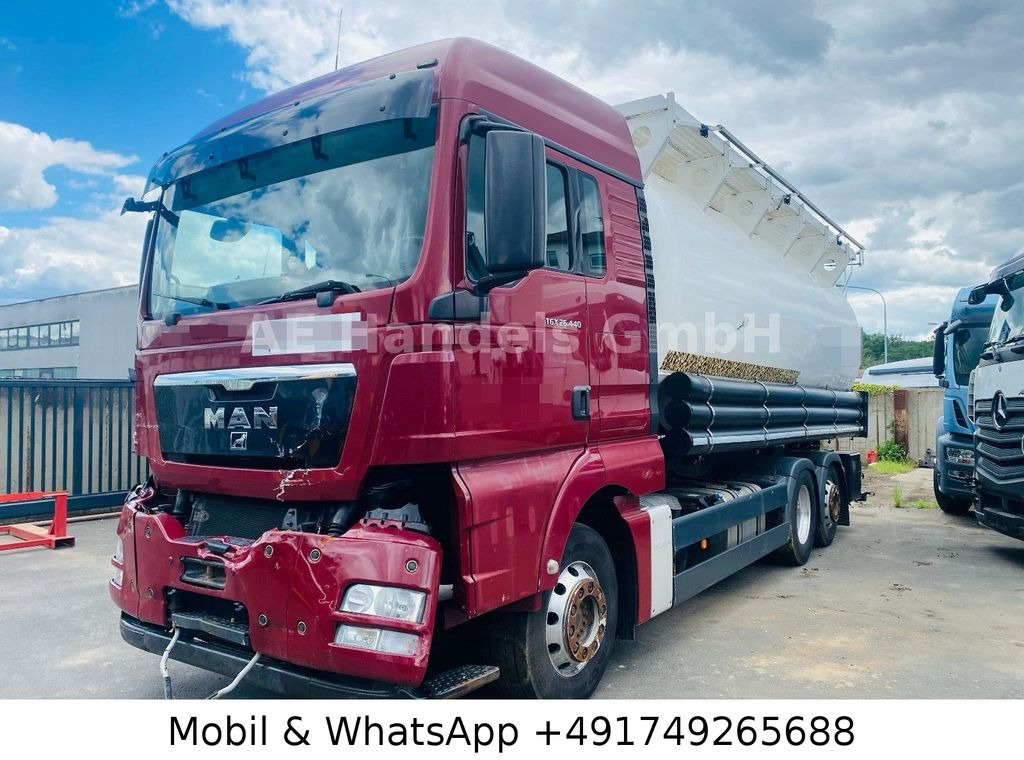 MAN TGS 26.440 XLX Linder&Fischer-28m³ Pellet-Silo - Tankwagen: afbeelding 1 MAN TGS 26.440 XLX Linder&Fischer-28m³ Pellet-Silo - Tankwagen: afbeelding 1