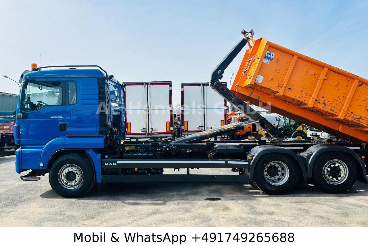 MAN TGS 26.500 L BL 6x2 *Retarder/Lenk+Lift/MEILLER - Haakarmsysteem vrachtwagen, Kraanwagen: afbeelding 2 MAN TGS 26.500 L BL 6x2 *Retarder/Lenk+Lift/MEILLER - Haakarmsysteem vrachtwagen, Kraanwagen: afbeelding 2