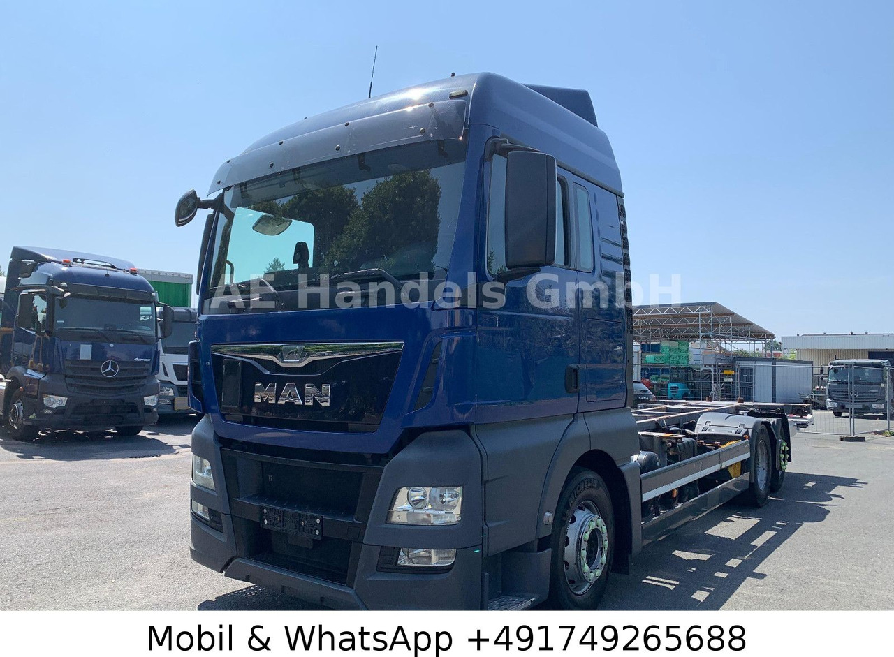 MAN TGX 26.440 XLX LL 6x2 *Retarder/LDW/LBW/3.Lenk - Containertransporter/ Wissellaadbak vrachtwagen: afbeelding 1 MAN TGX 26.440 XLX LL 6x2 *Retarder/LDW/LBW/3.Lenk - Containertransporter/ Wissellaadbak vrachtwagen: afbeelding 1