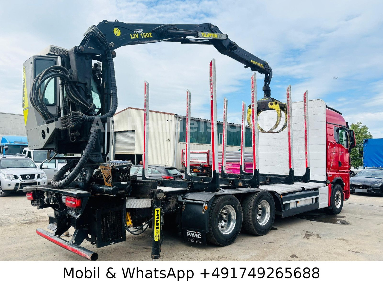 MAN TGX 26.580 GM BL 6x4 *Retarder/Tajfun-LIV-150Z - Houttransport, Kraanwagen: afbeelding 5 MAN TGX 26.580 GM BL 6x4 *Retarder/Tajfun-LIV-150Z - Houttransport, Kraanwagen: afbeelding 5