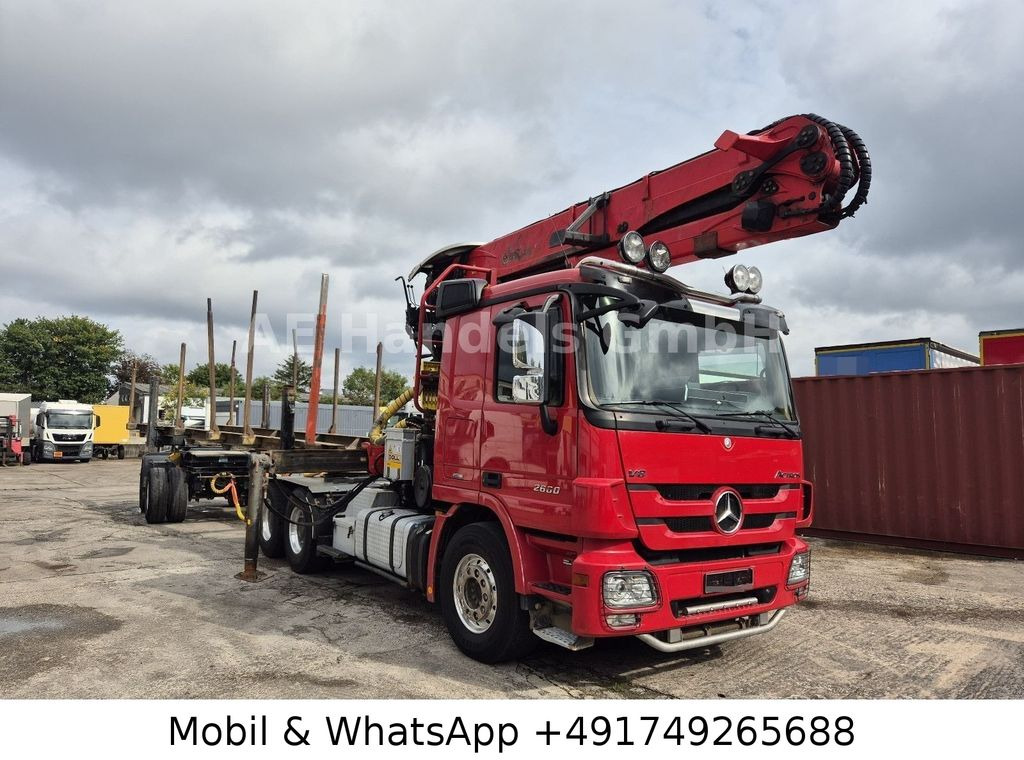 Mercedes-Benz Actros III 2660 L BL 6x4 *Retarder/AP/Palfinger - Houttransport: afbeelding 1 Mercedes-Benz Actros III 2660 L BL 6x4 *Retarder/AP/Palfinger - Houttransport: afbeelding 1