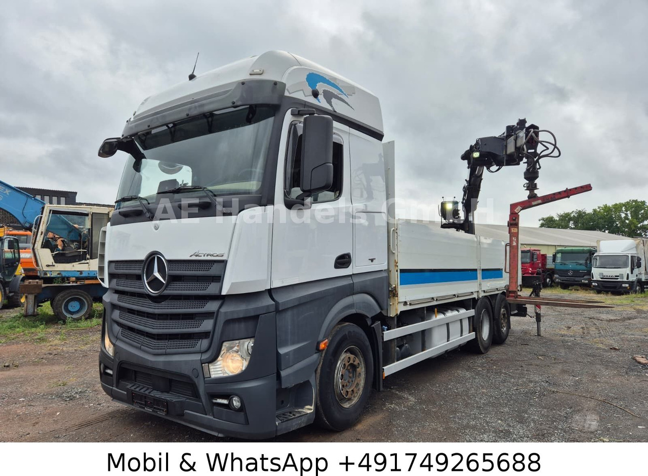 Mercedes-Benz Actros IV 2646 L LL 6x2 *Retarder/Hiab-177K-Pro - Vrachtwagen met open laadbak, Kraanwagen: afbeelding 1 Mercedes-Benz Actros IV 2646 L LL 6x2 *Retarder/Hiab-177K-Pro - Vrachtwagen met open laadbak, Kraanwagen: afbeelding 1