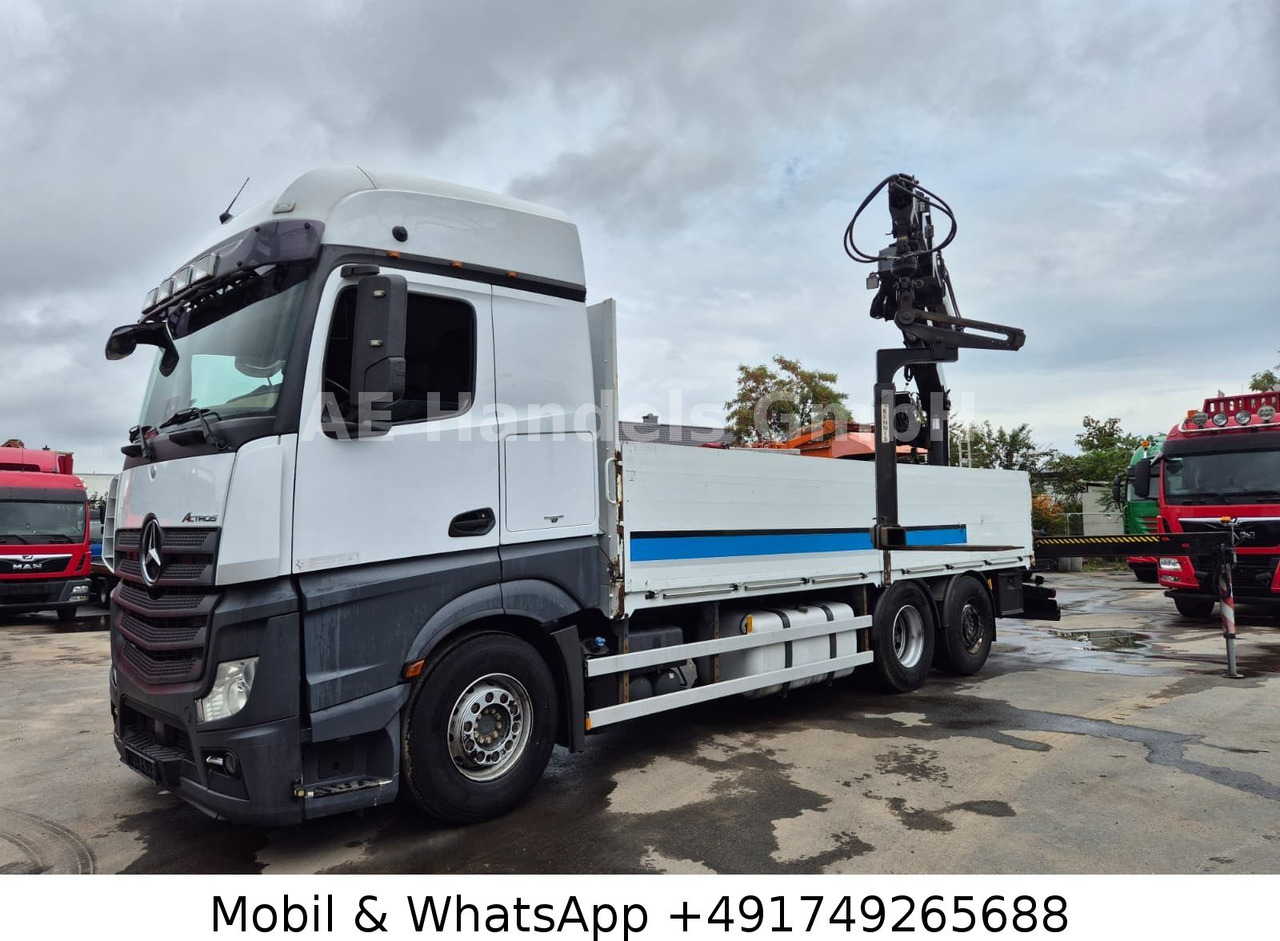 Mercedes-Benz Actros IV 2646 L LL 6x2 *Retarder/Hiab-177K-Pro - Vrachtwagen met open laadbak, Kraanwagen: afbeelding 2 Mercedes-Benz Actros IV 2646 L LL 6x2 *Retarder/Hiab-177K-Pro - Vrachtwagen met open laadbak, Kraanwagen: afbeelding 2